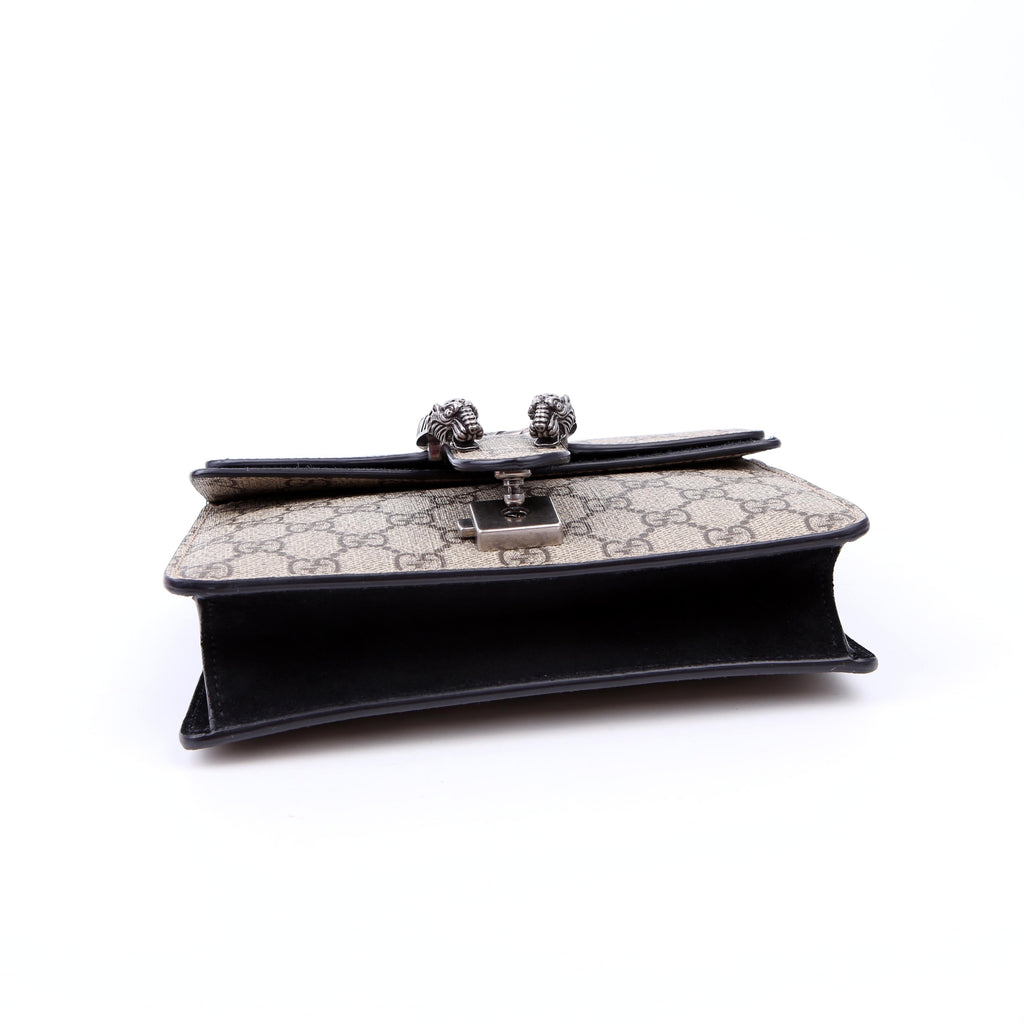 Gucci 421970 Dionysus GG Shoulder Mini Tan/Black
