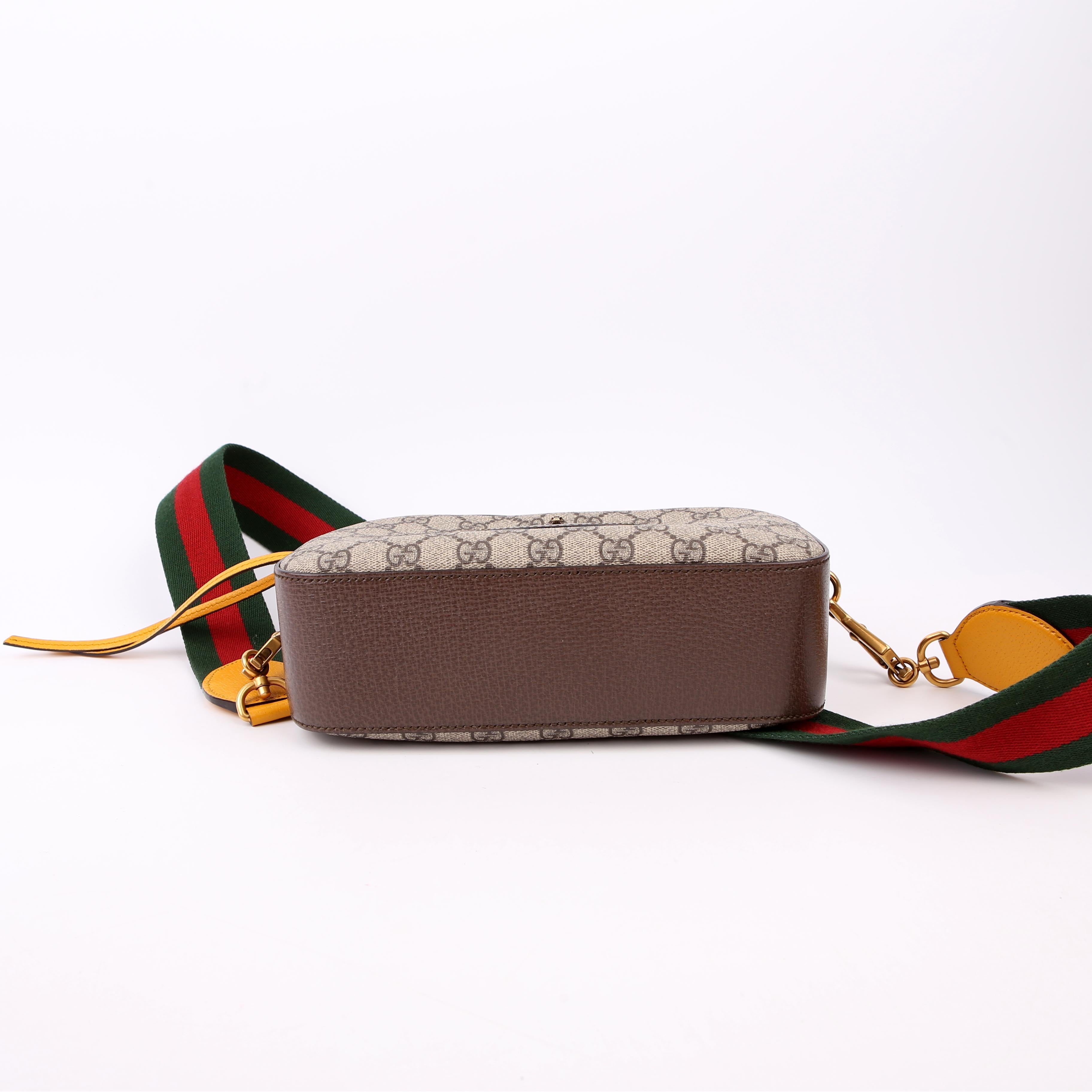 476466 GG Supreme Messenger Bag Brown