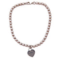 Please Return to Mini Heart Bead Bracelet Chain 925