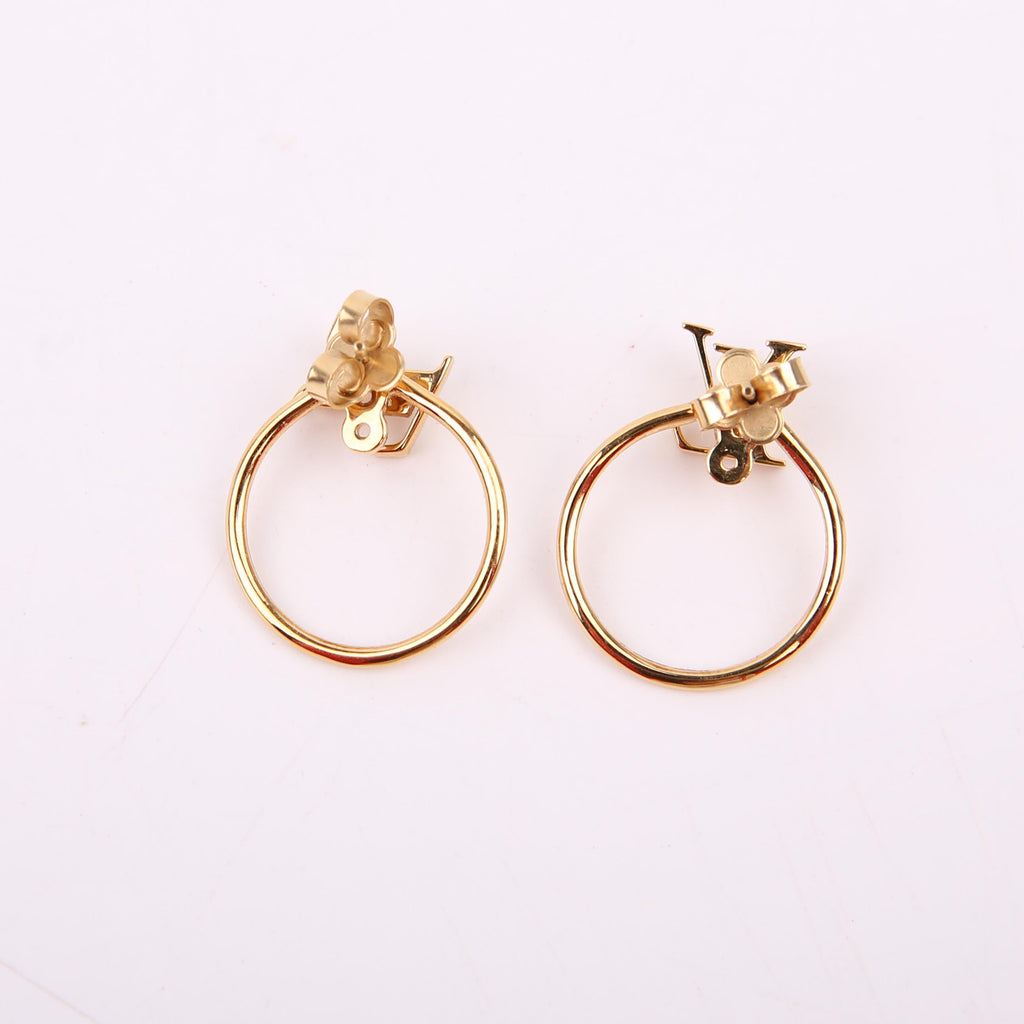 Ellipse Hoop Earrings