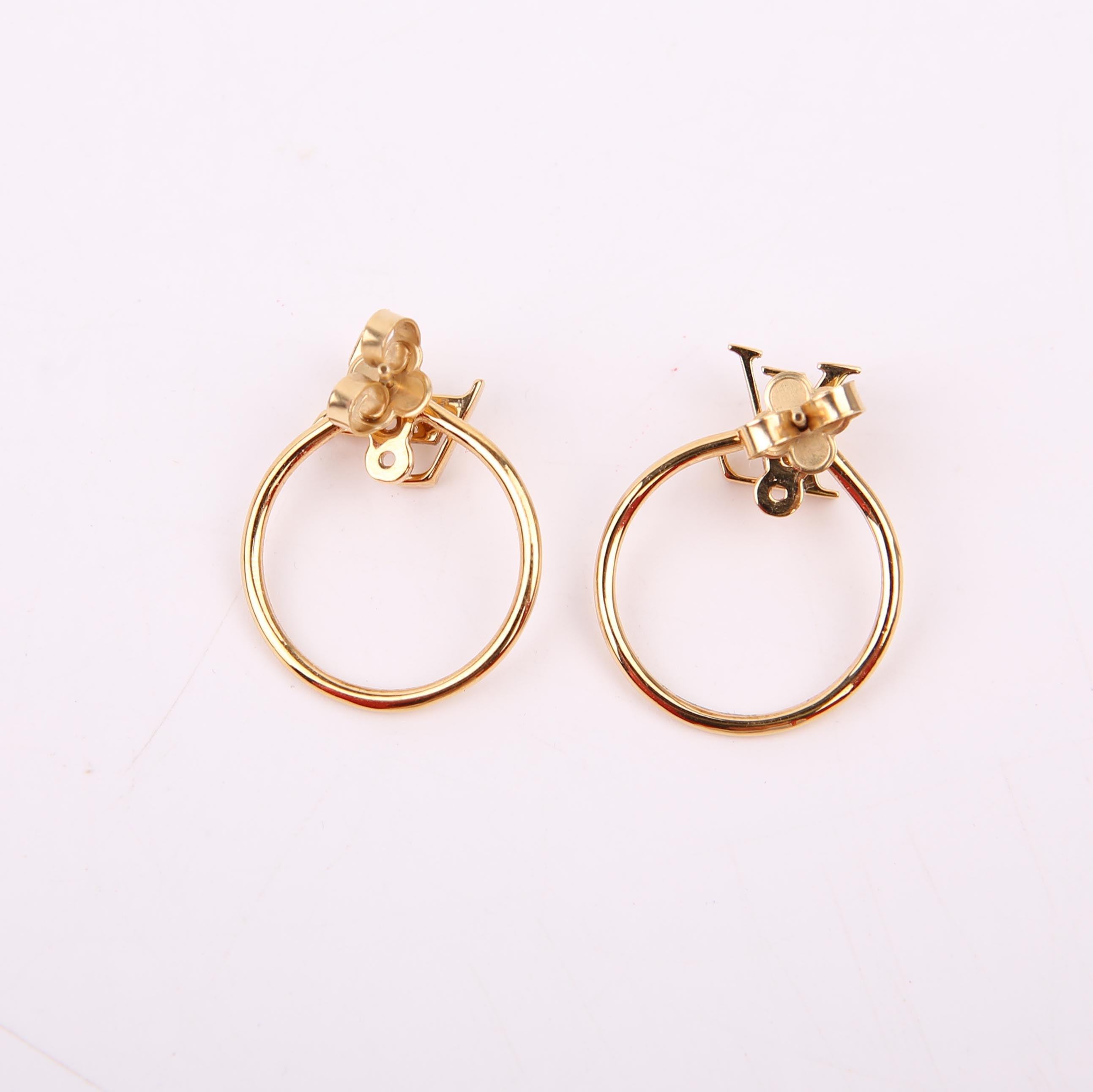 Ellipse Hoop Earrings