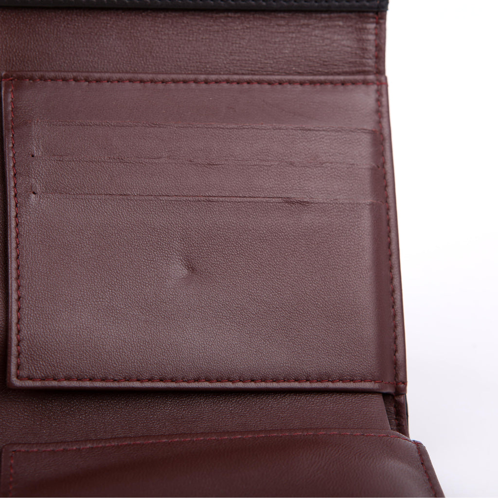 Classic Compact Flap Wallet Lambskin 26M Black