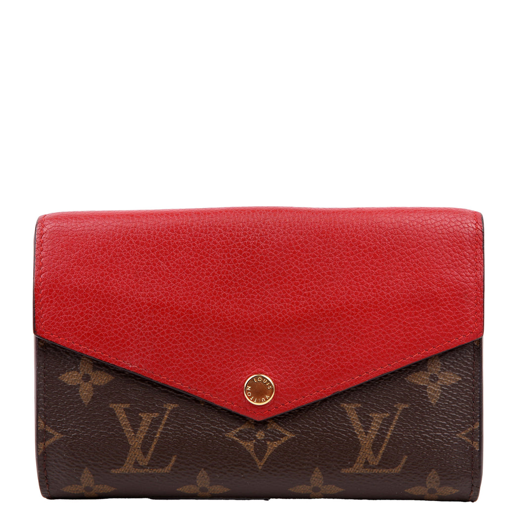 Pallas Wallet Compact Monogram Red