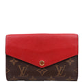 Pallas Wallet Compact Monogram Red