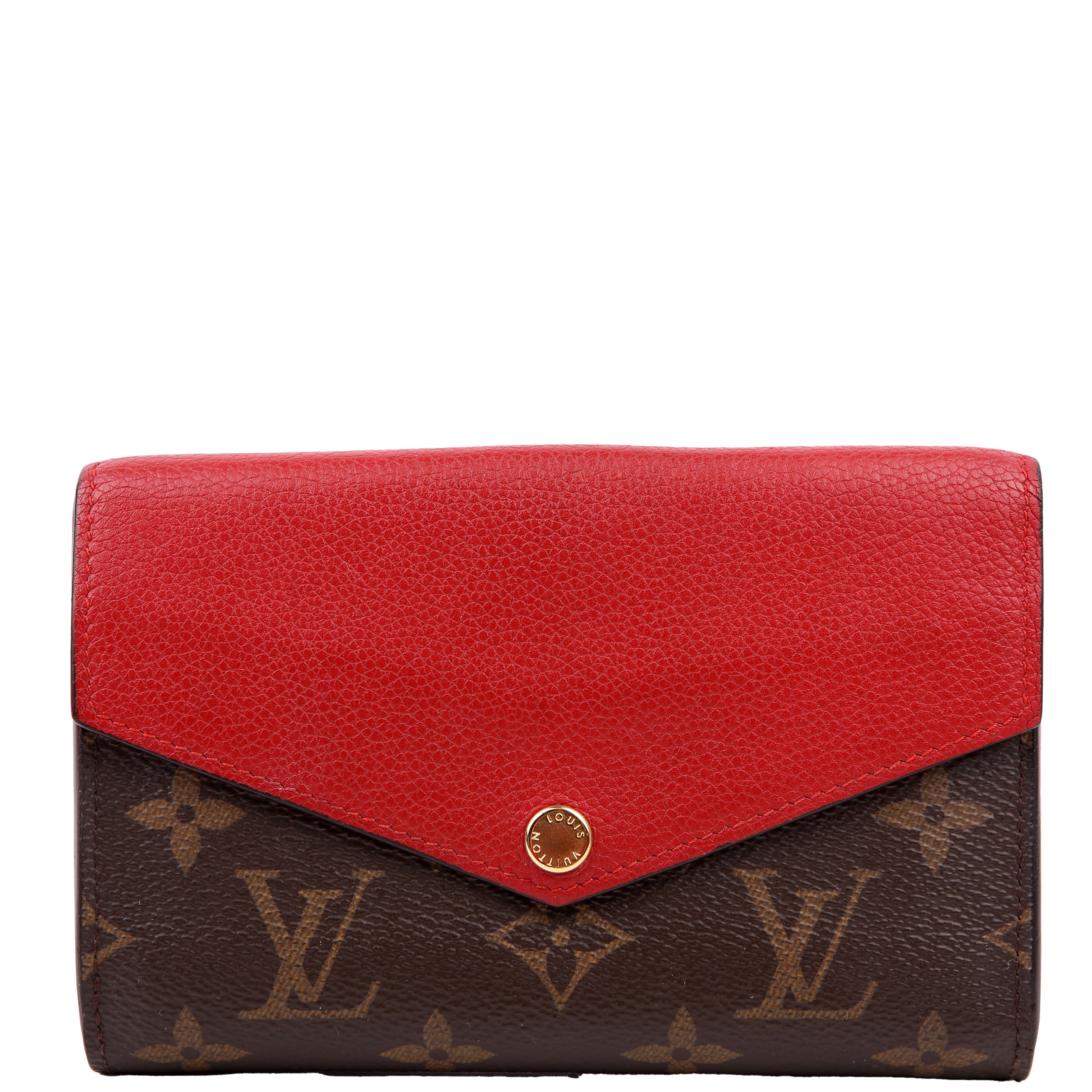 Pallas Wallet Compact Monogram Red