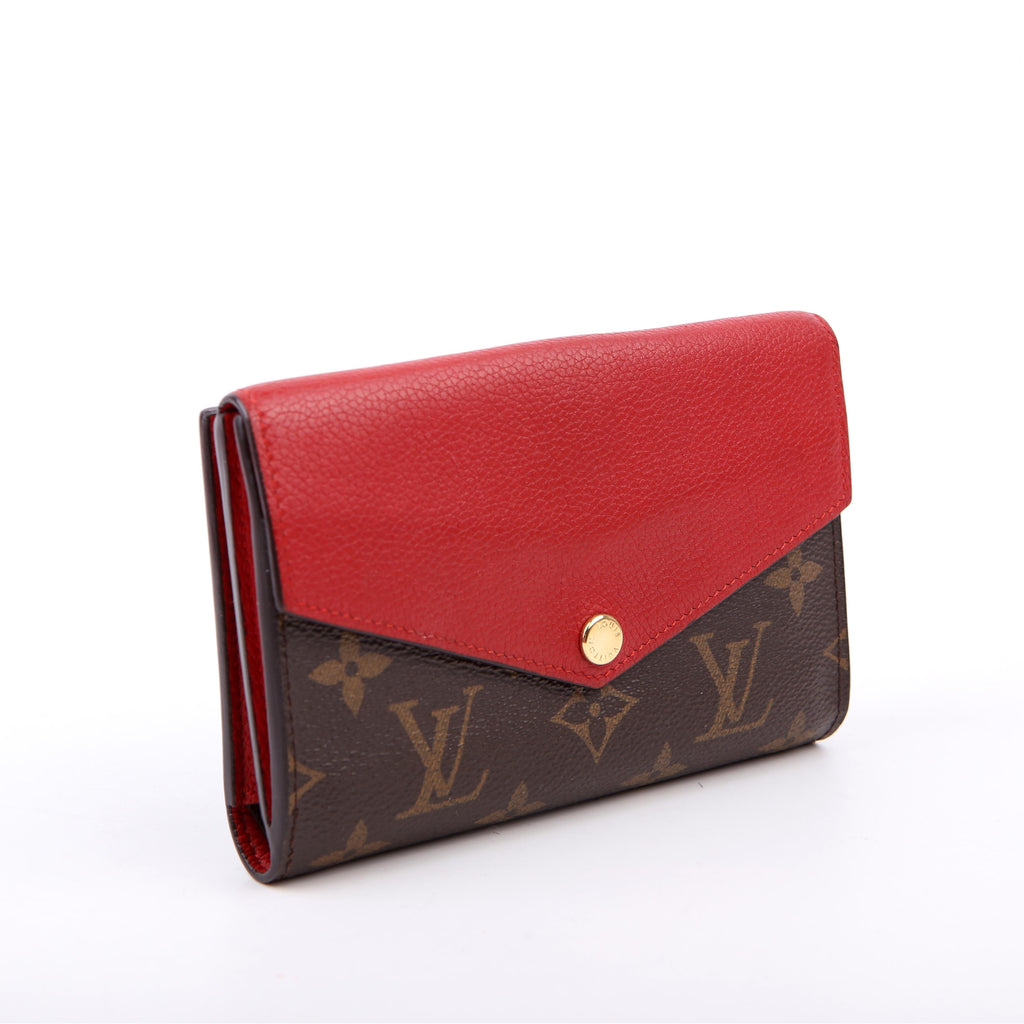Pallas Wallet Compact Monogram Red
