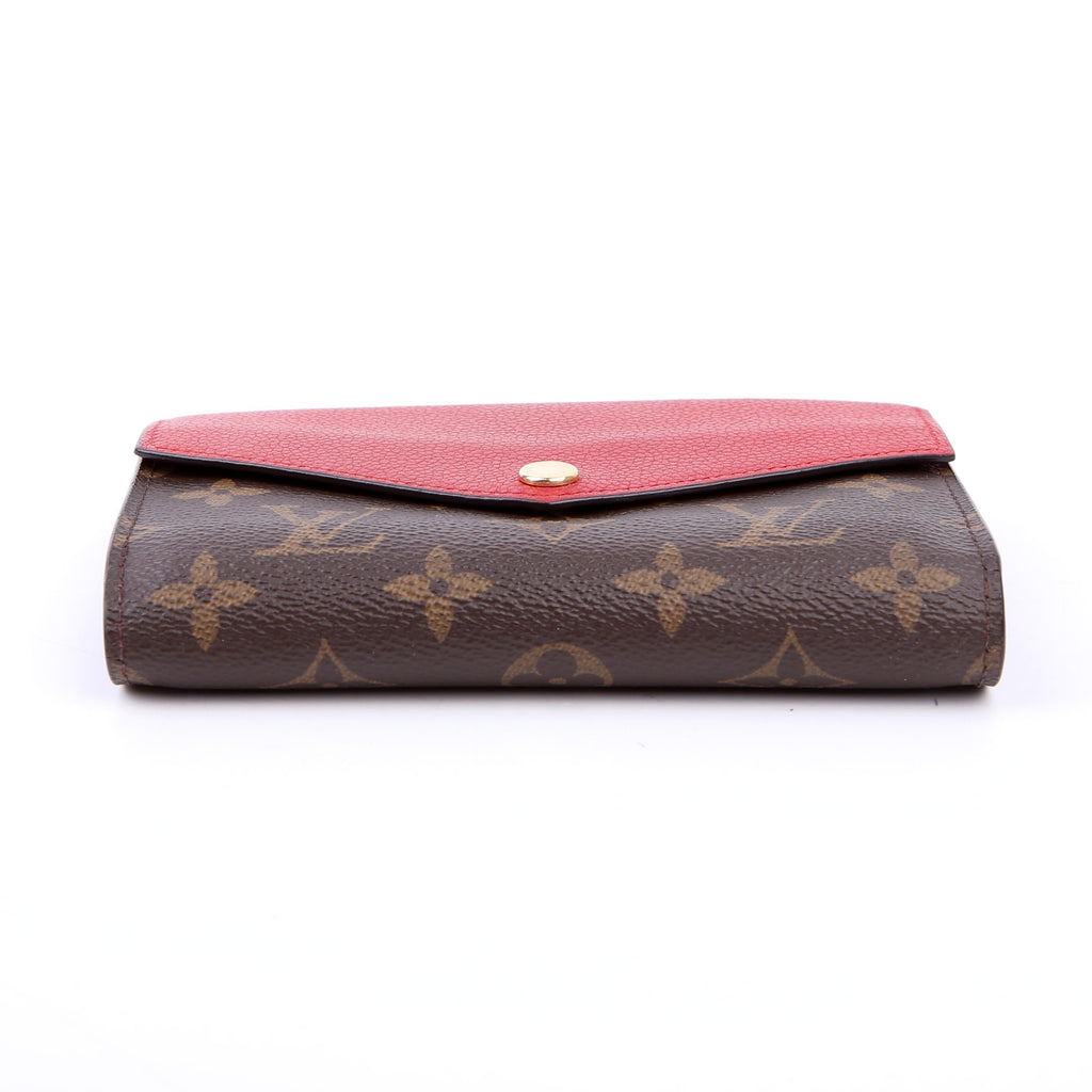 Pallas Wallet Compact Monogram Red