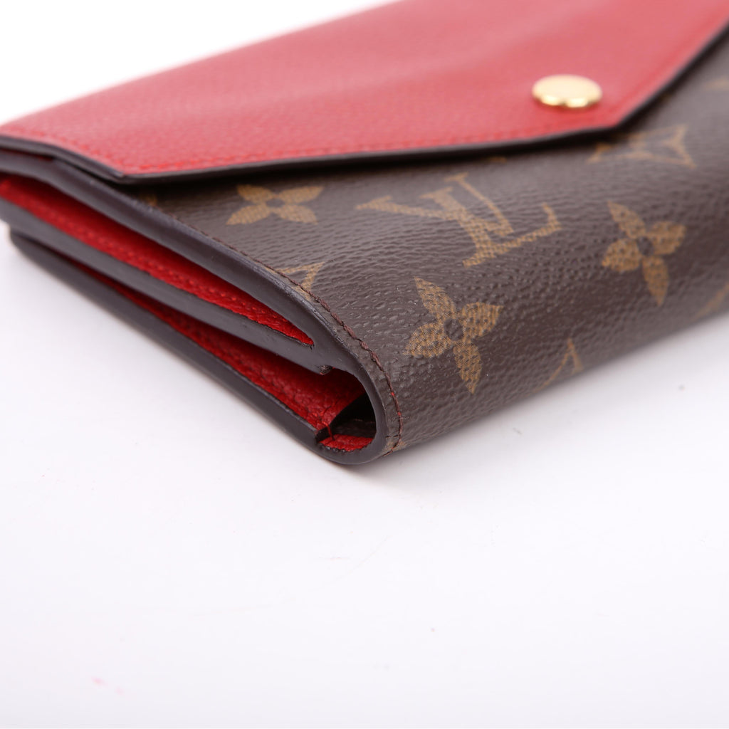 Pallas Wallet Compact Monogram Red