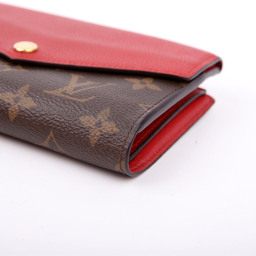 Pallas Wallet Compact Monogram Red