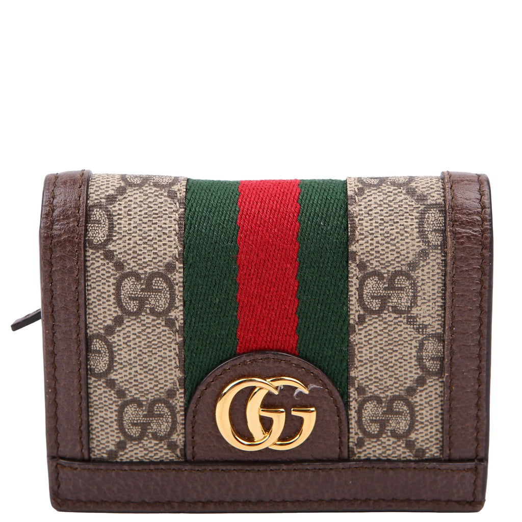 Gucci 523155 Ophidia GG Card Case Wallet