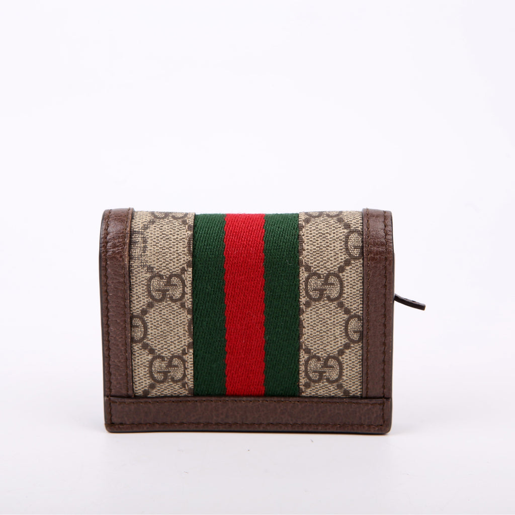Gucci 523155 Ophidia GG Card Case Wallet
