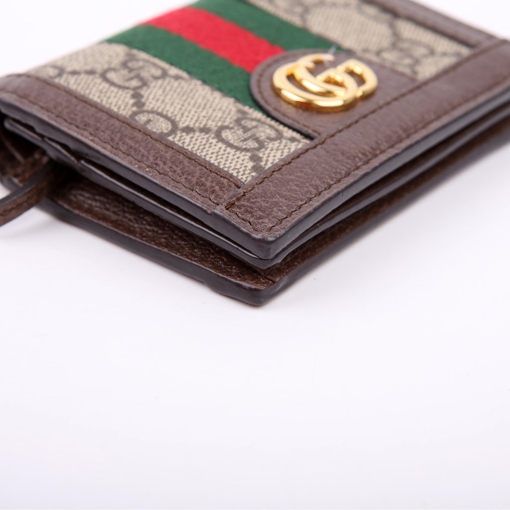 Gucci 523155 Ophidia GG Card Case Wallet