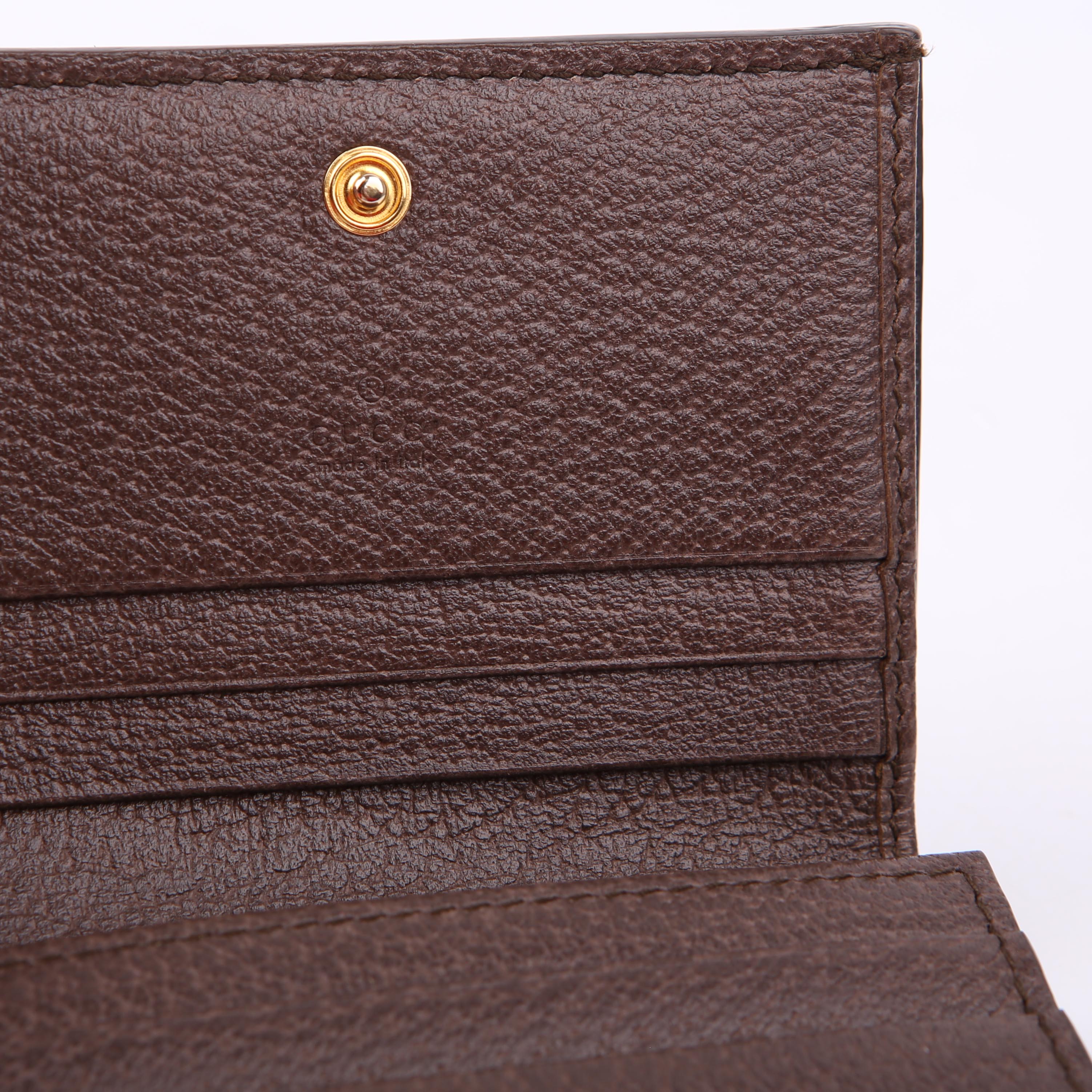 Gucci 523155 Ophidia GG Card Case Wallet