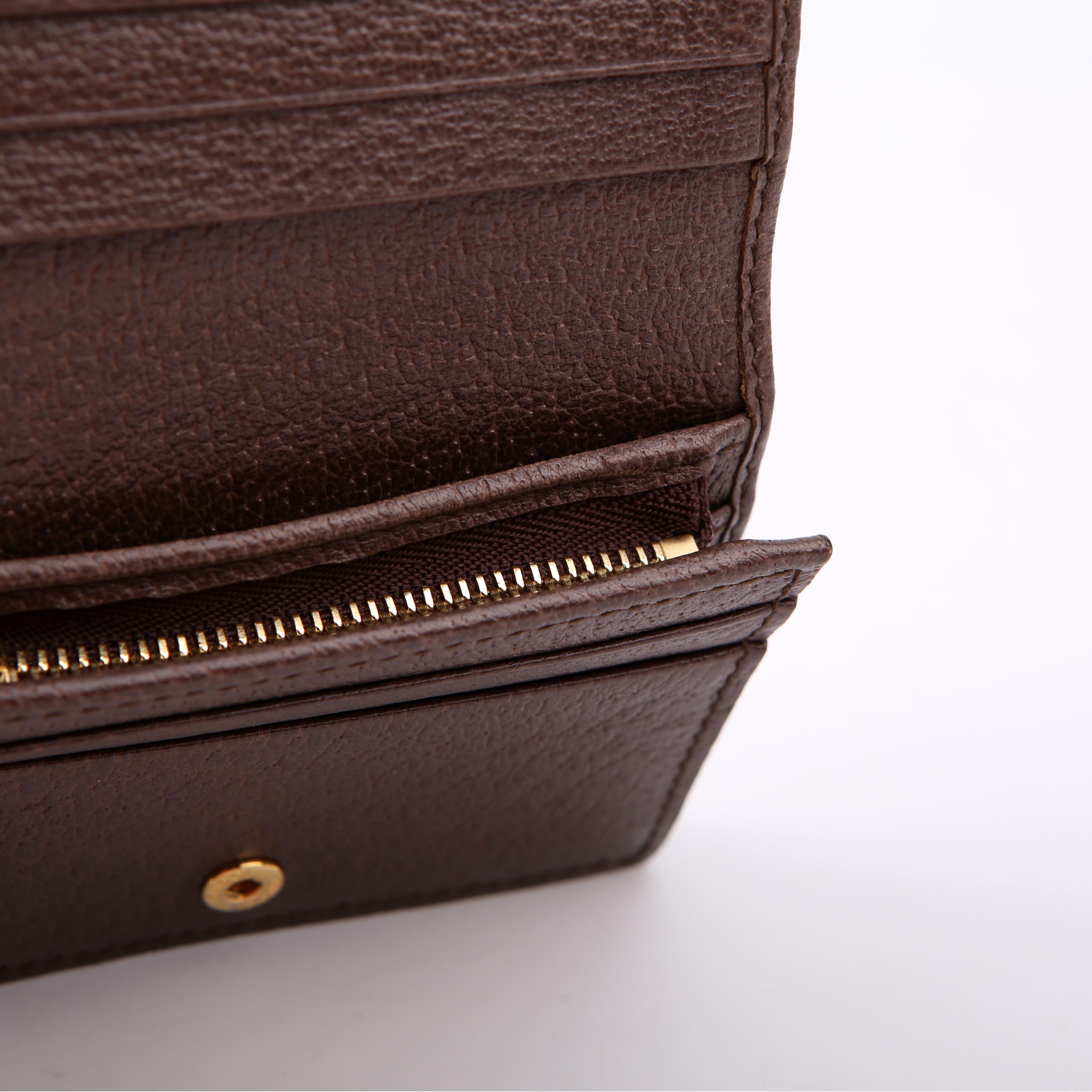 Gucci 523155 Ophidia GG Card Case Wallet