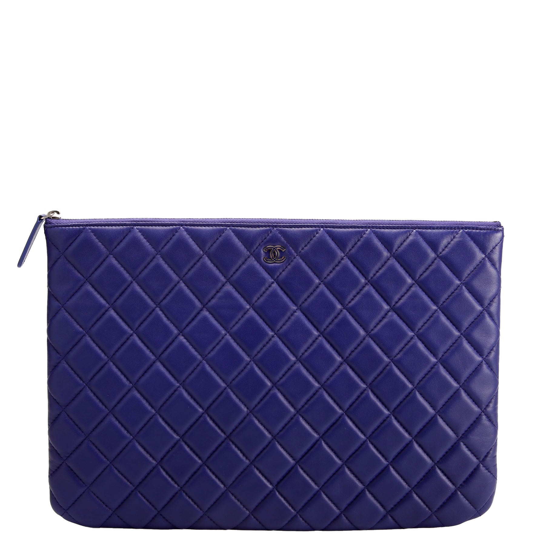 O Case Large Lambskin Blue