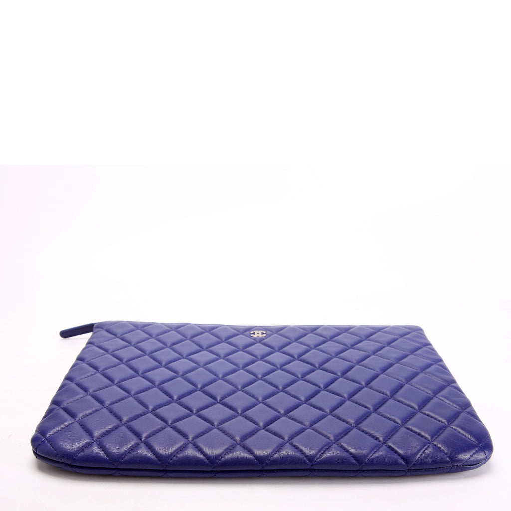 O Case Large Lambskin Blue
