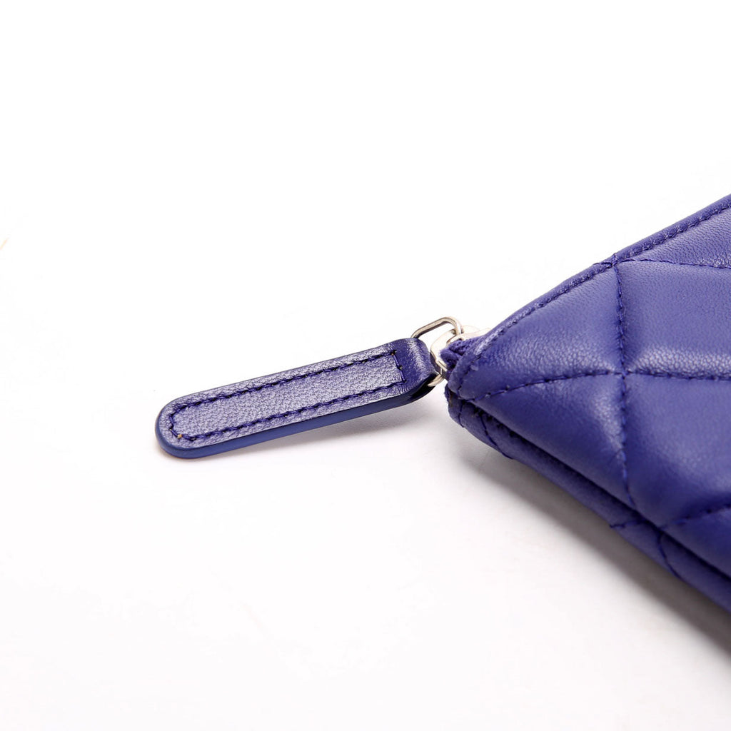 O Case Large Lambskin Blue