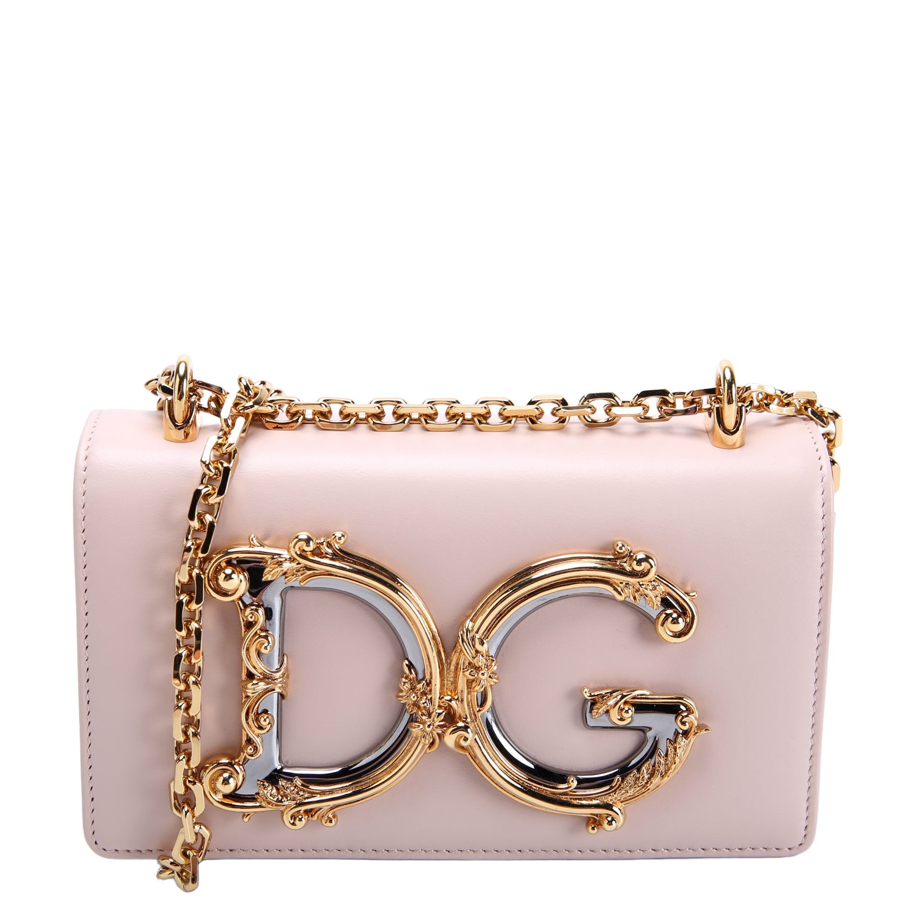 DG Girls Phone Bag Nappa Leather Pink