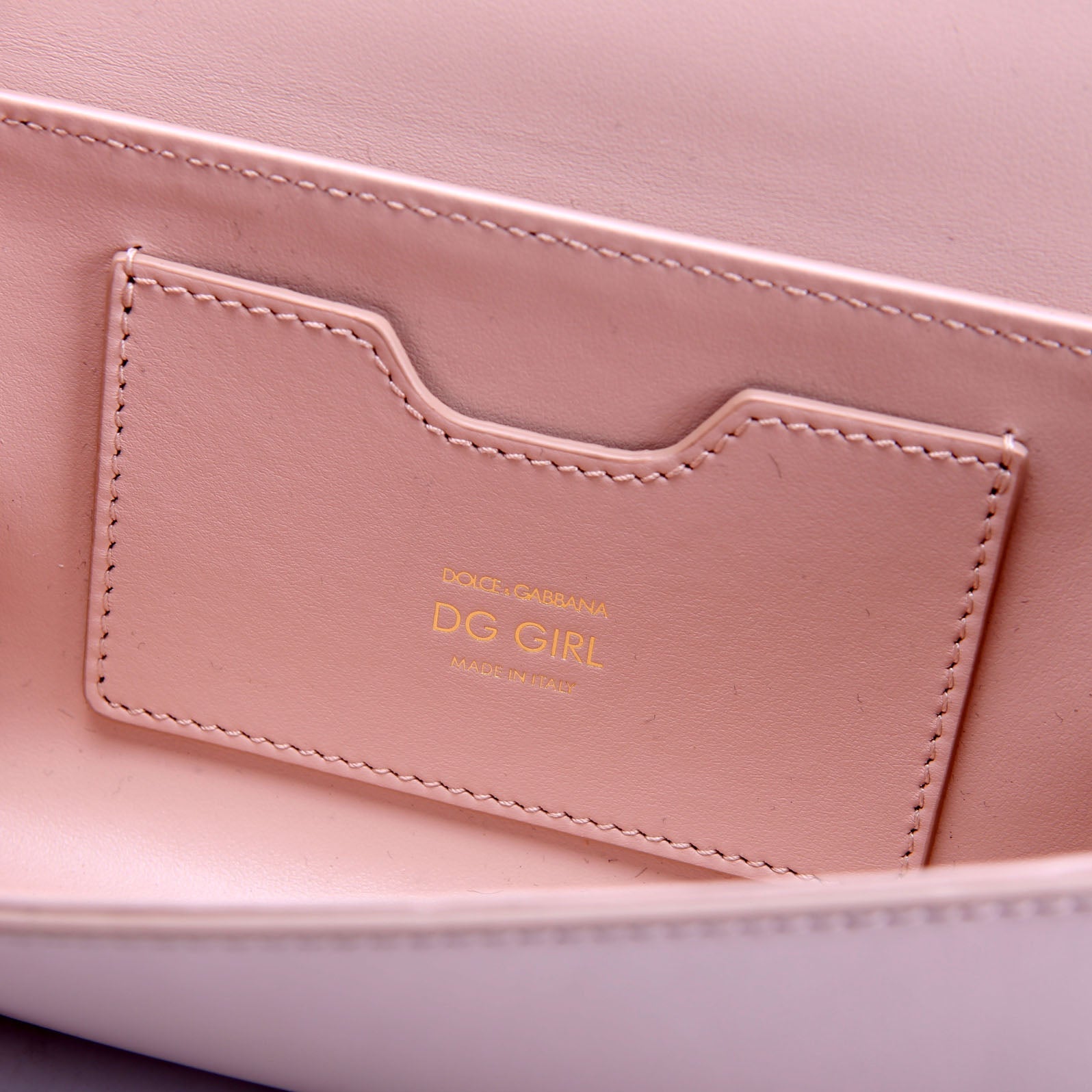 DG Girls Phone Bag Nappa Leather Pink