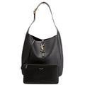 Le 5 A 7 Supple Large Hobo 850545 Black