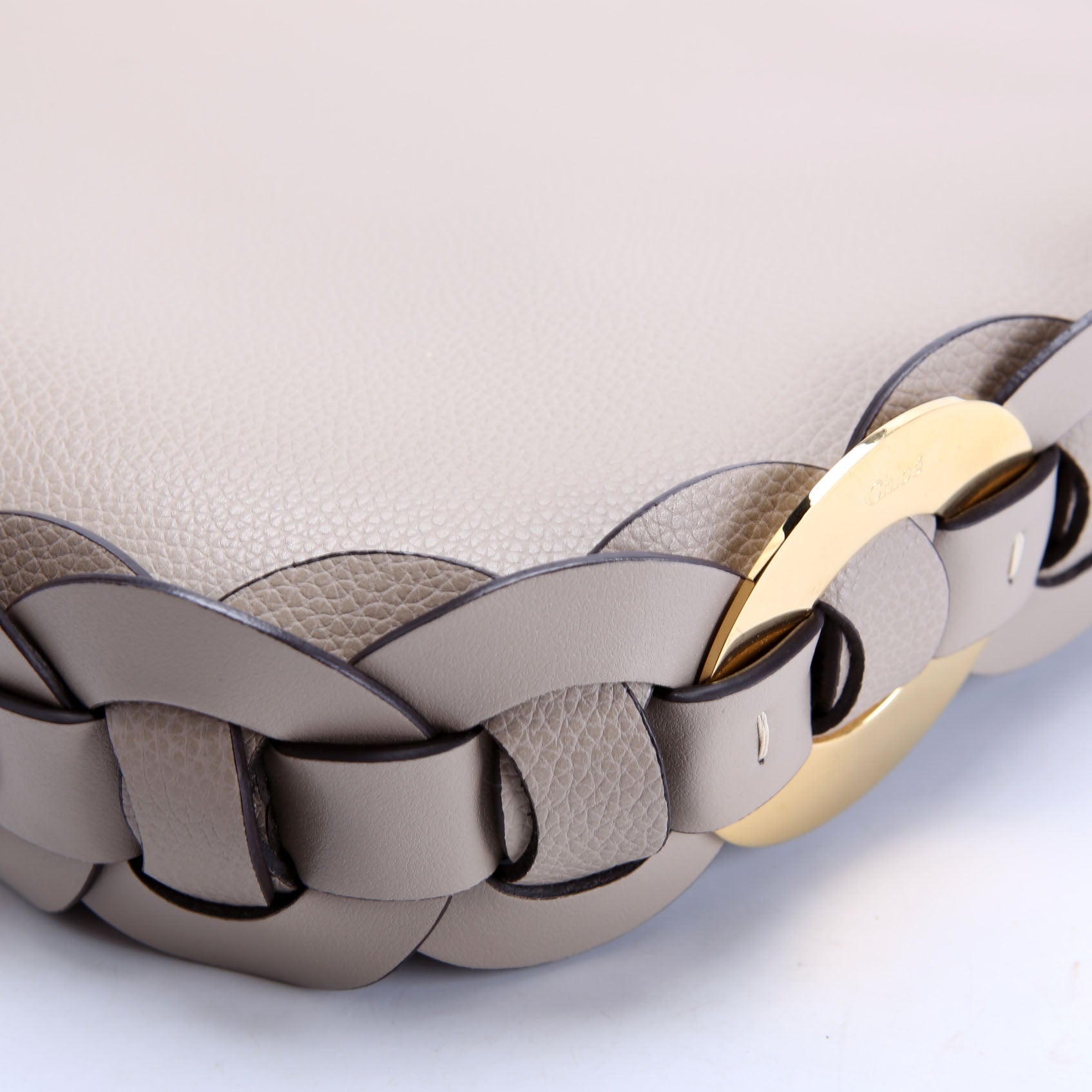 Darryl Medium Leather Hobo Taupe