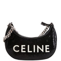 Ava Sequin Medium Chain Black/White