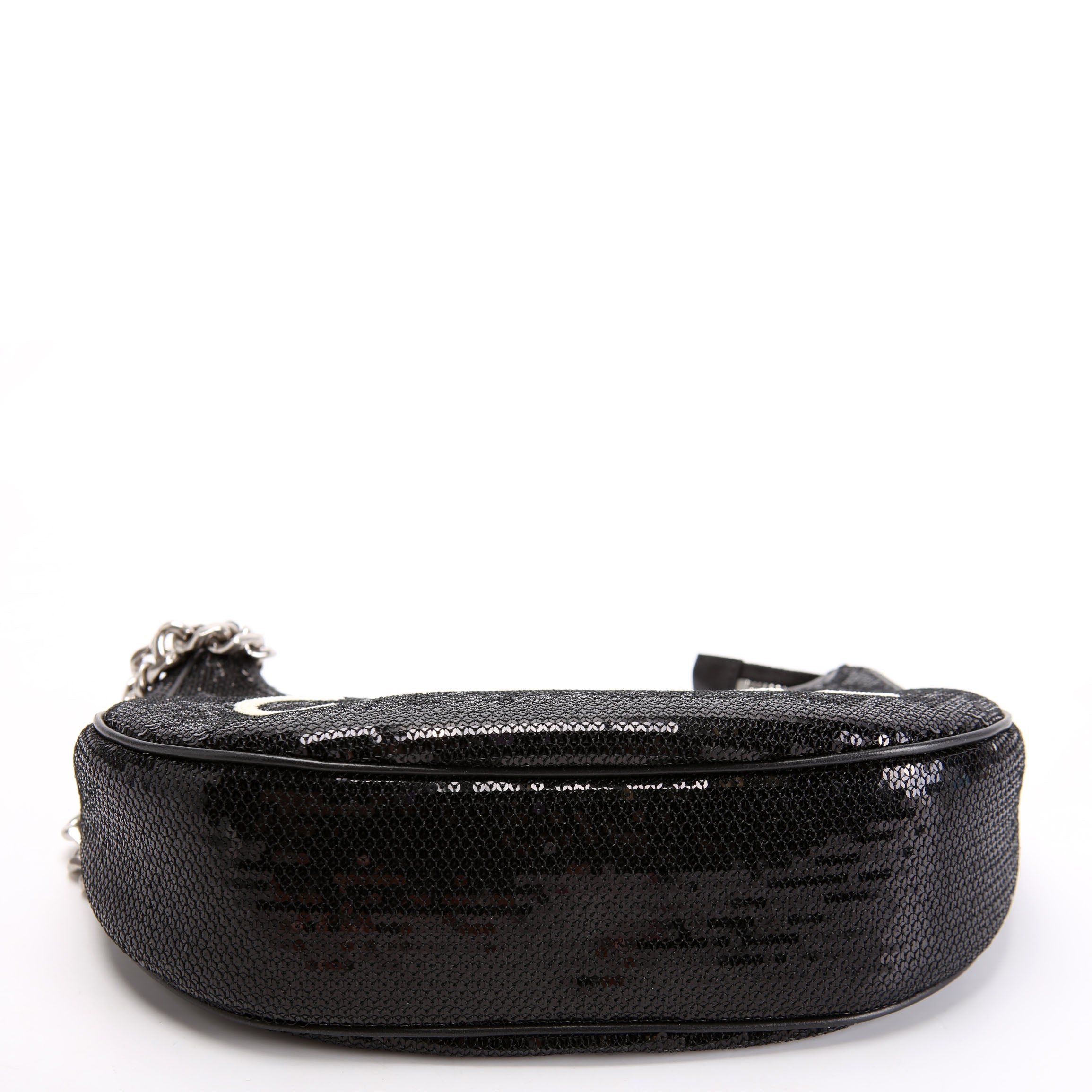 Ava Sequin Medium Chain Black/White