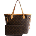 Neverfull With Wallet MM Monogram Beige
