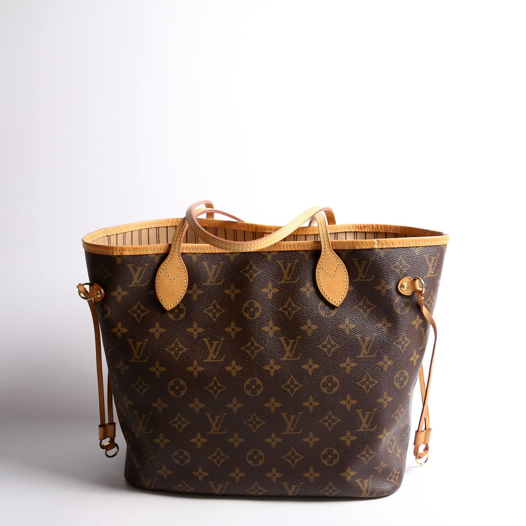 Neverfull With Wallet MM Monogram Beige