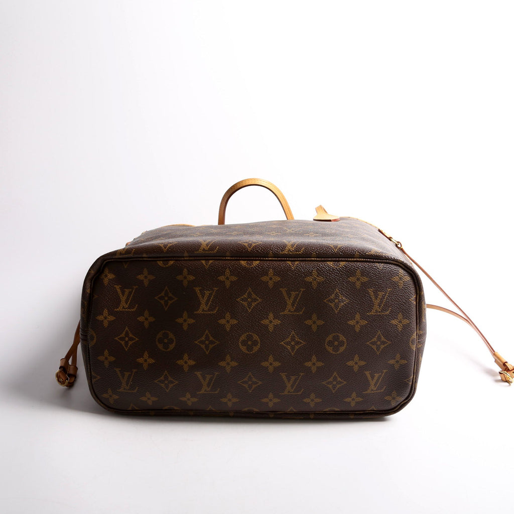Neverfull With Wallet MM Monogram Beige