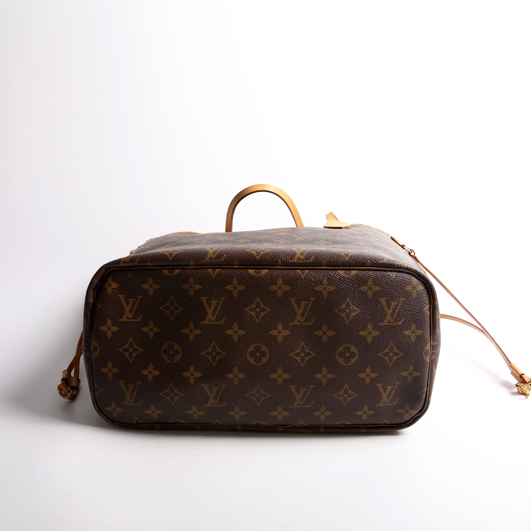 Neverfull With Wallet MM Monogram Beige