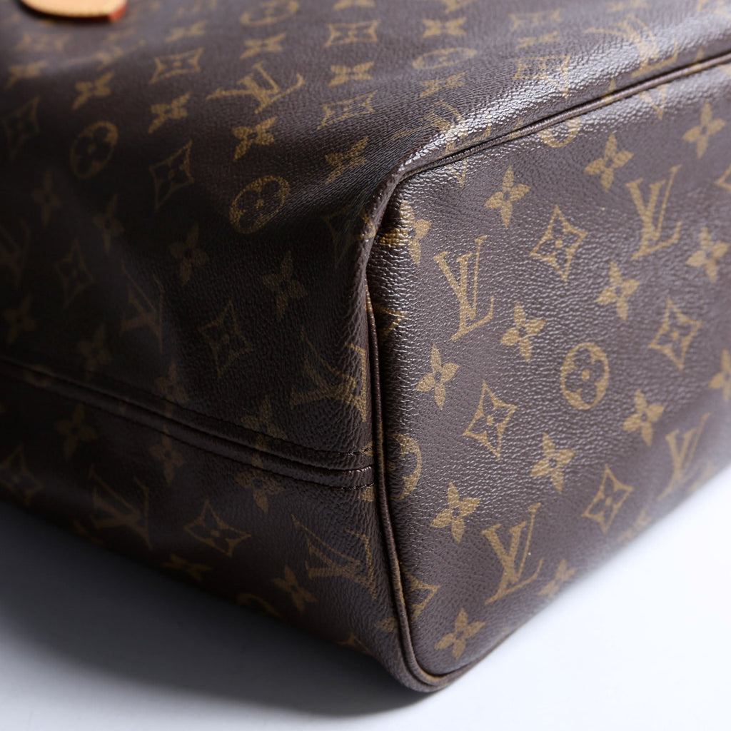 Neverfull With Wallet MM Monogram Beige