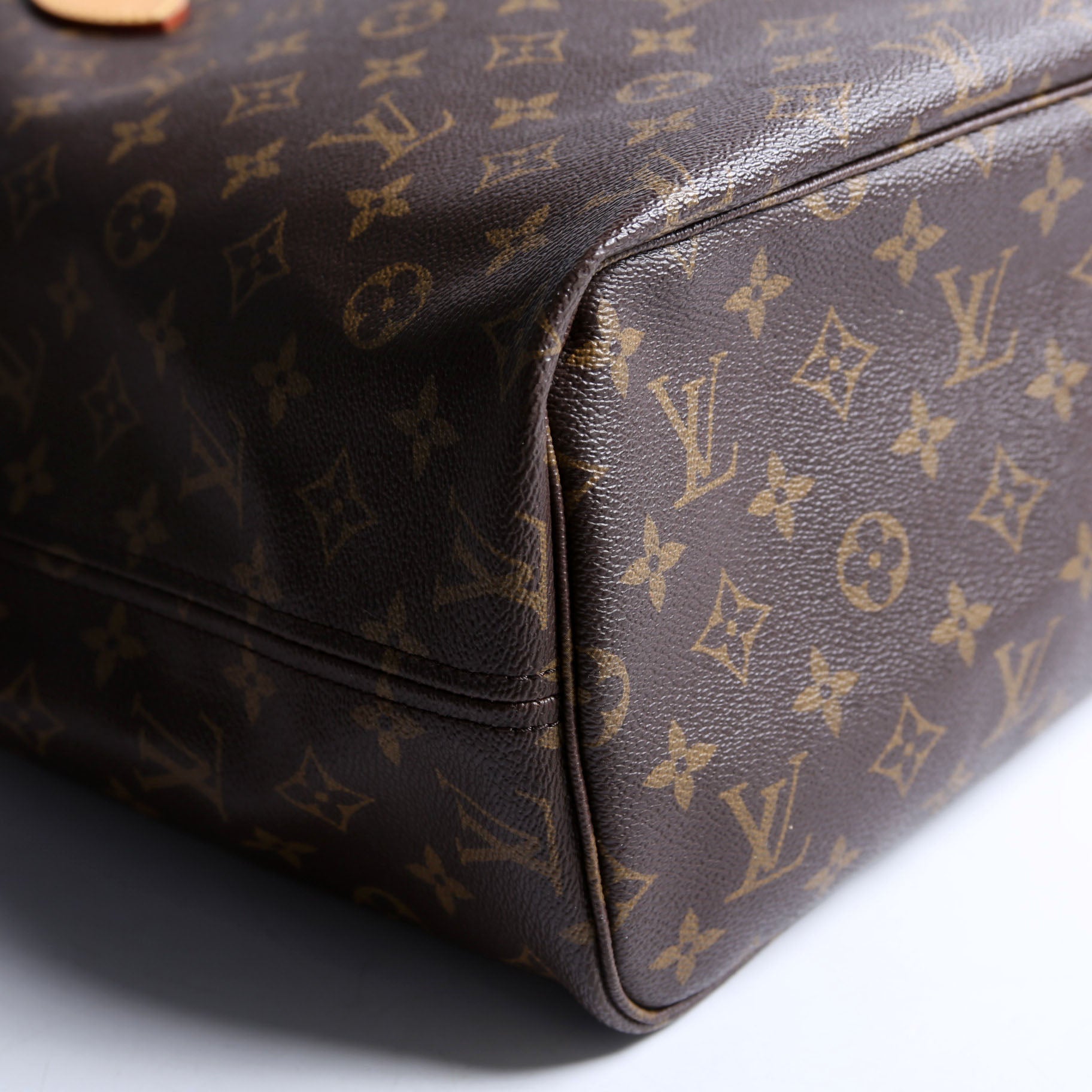 Neverfull With Wallet MM Monogram Beige