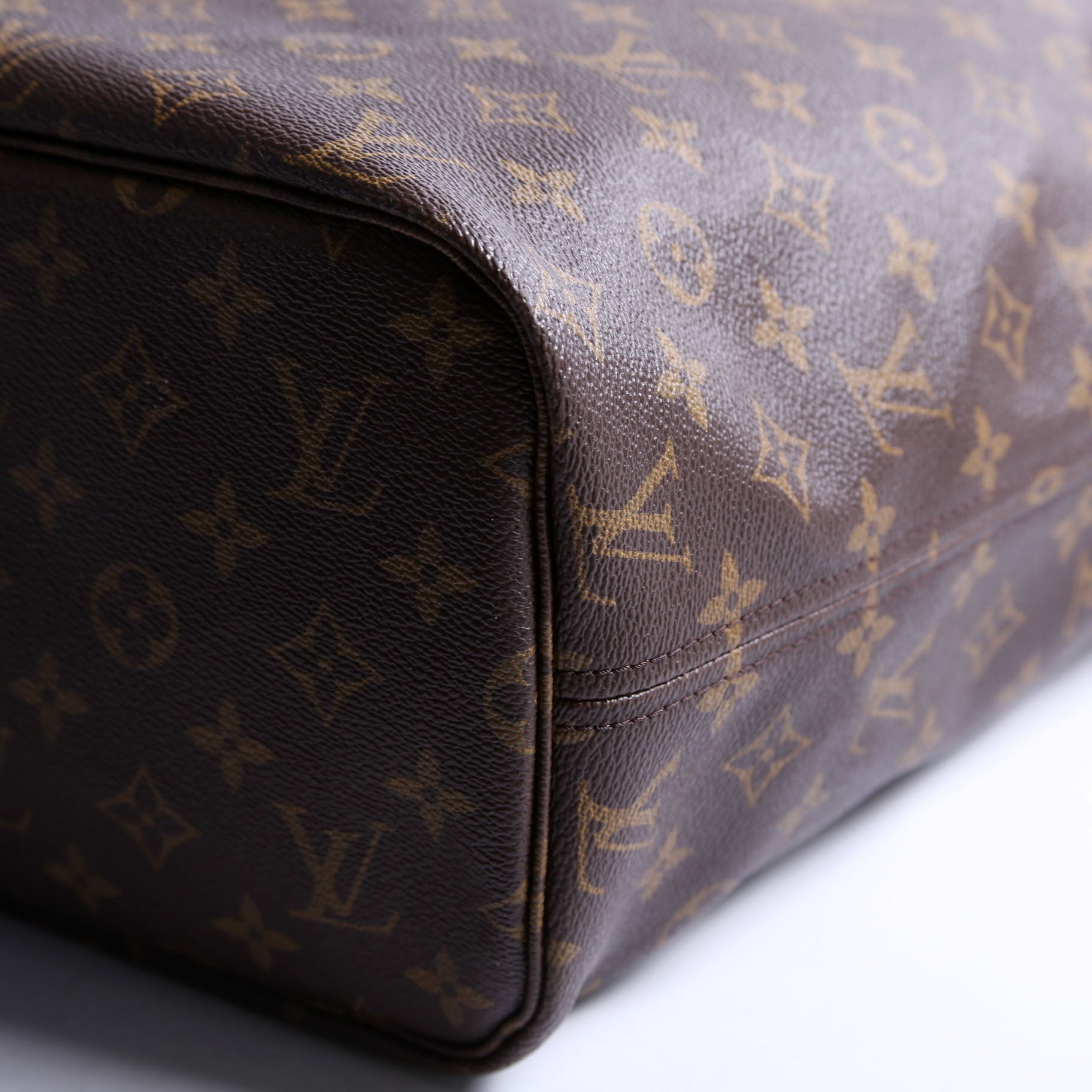 Neverfull With Wallet MM Monogram Beige