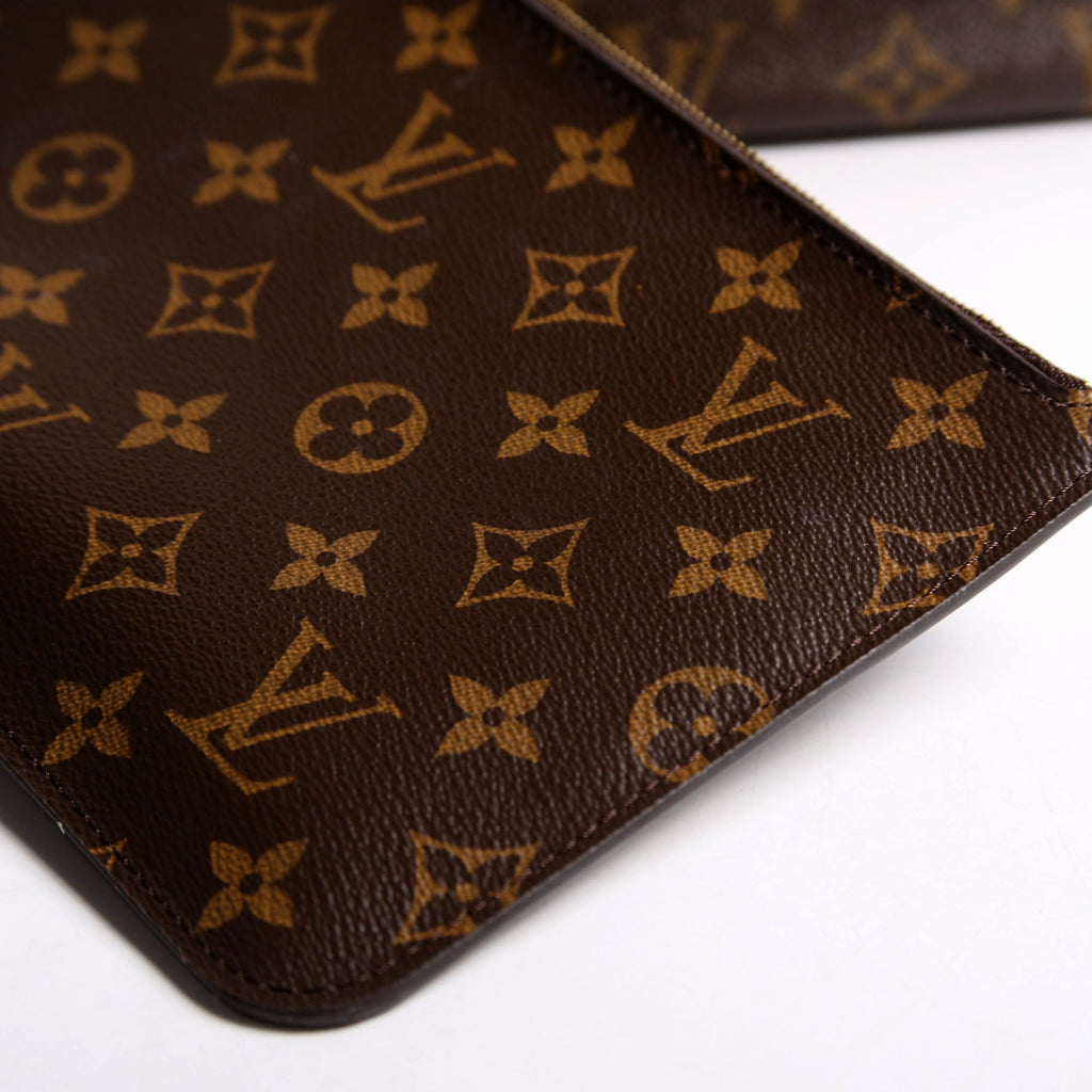 Neverfull With Wallet MM Monogram Beige