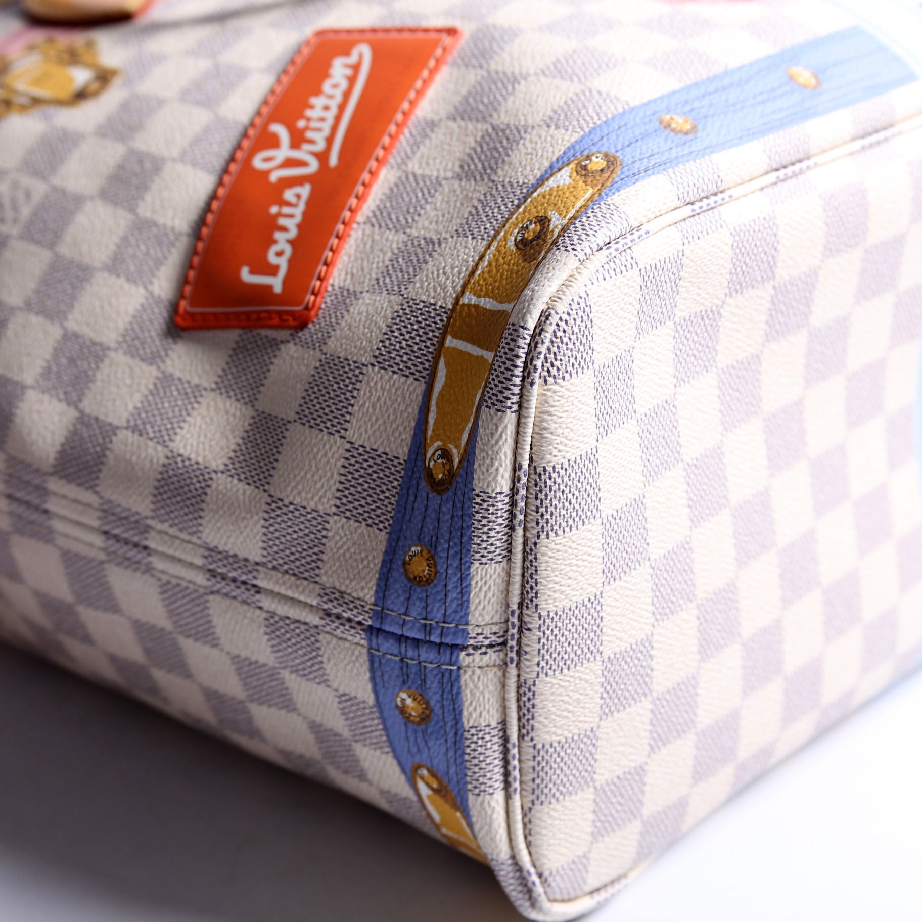 Neverfull MM With Wallet Summer Trunks Azur