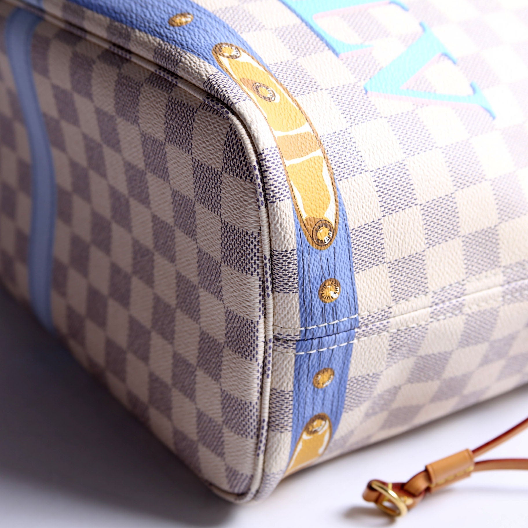 Neverfull MM With Wallet Summer Trunks Azur