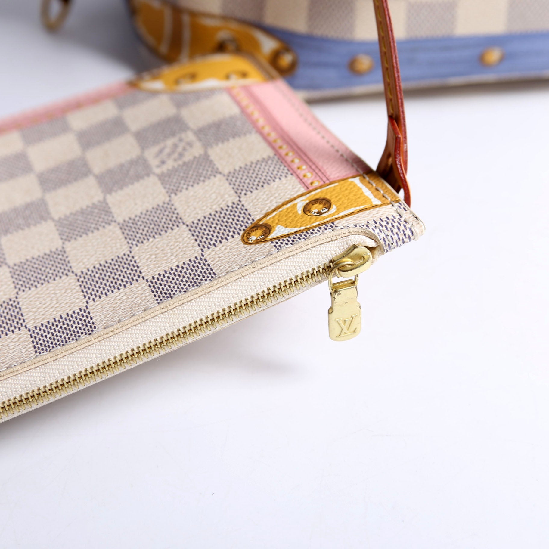 Neverfull MM With Wallet Summer Trunks Azur