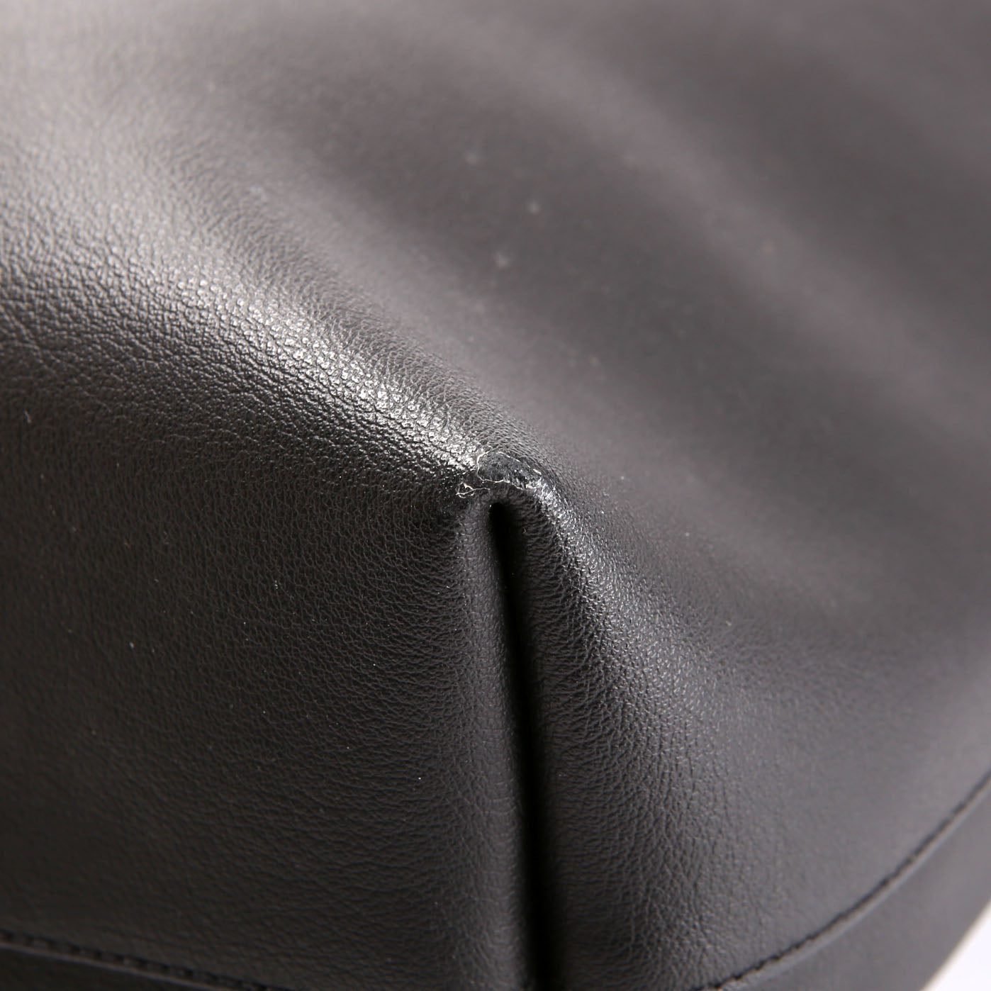 Shopping Bag East/West Supple Leather 600281 Black