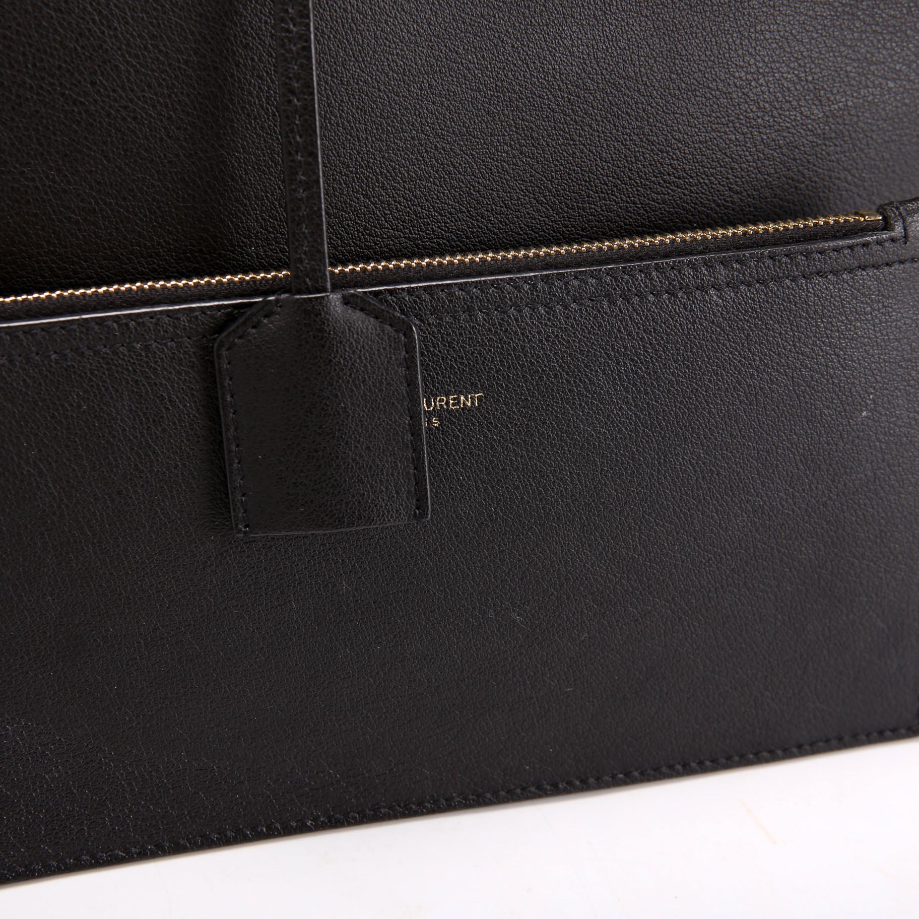 Shopping Bag East/West Supple Leather 600281 Black