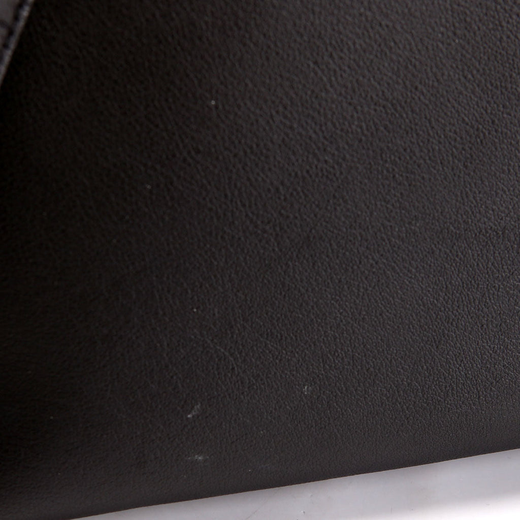 Shopping Bag East/West Supple Leather 600281 Black