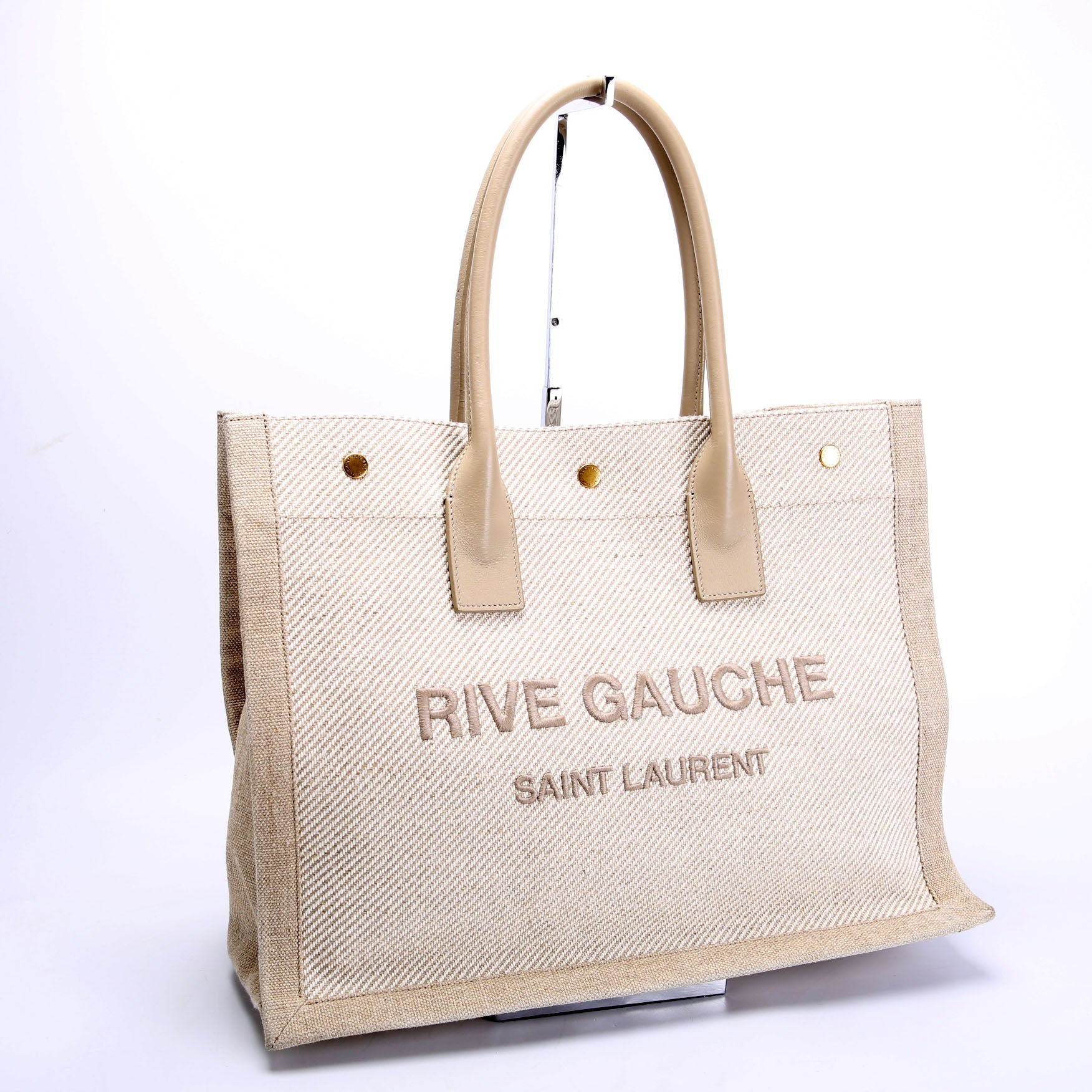 SAINT LAURENT 617481 Rive Gauche Tote Bag Small
