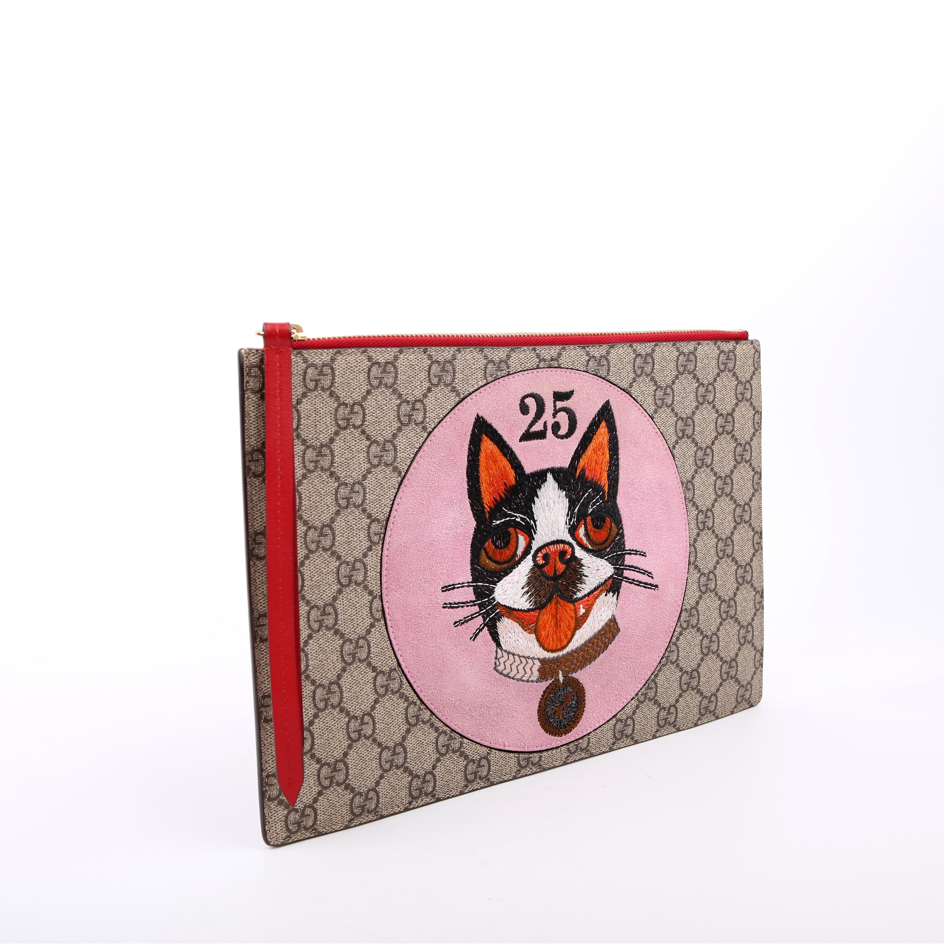 Gucci 506280 GG Supreme Bosco Pouch