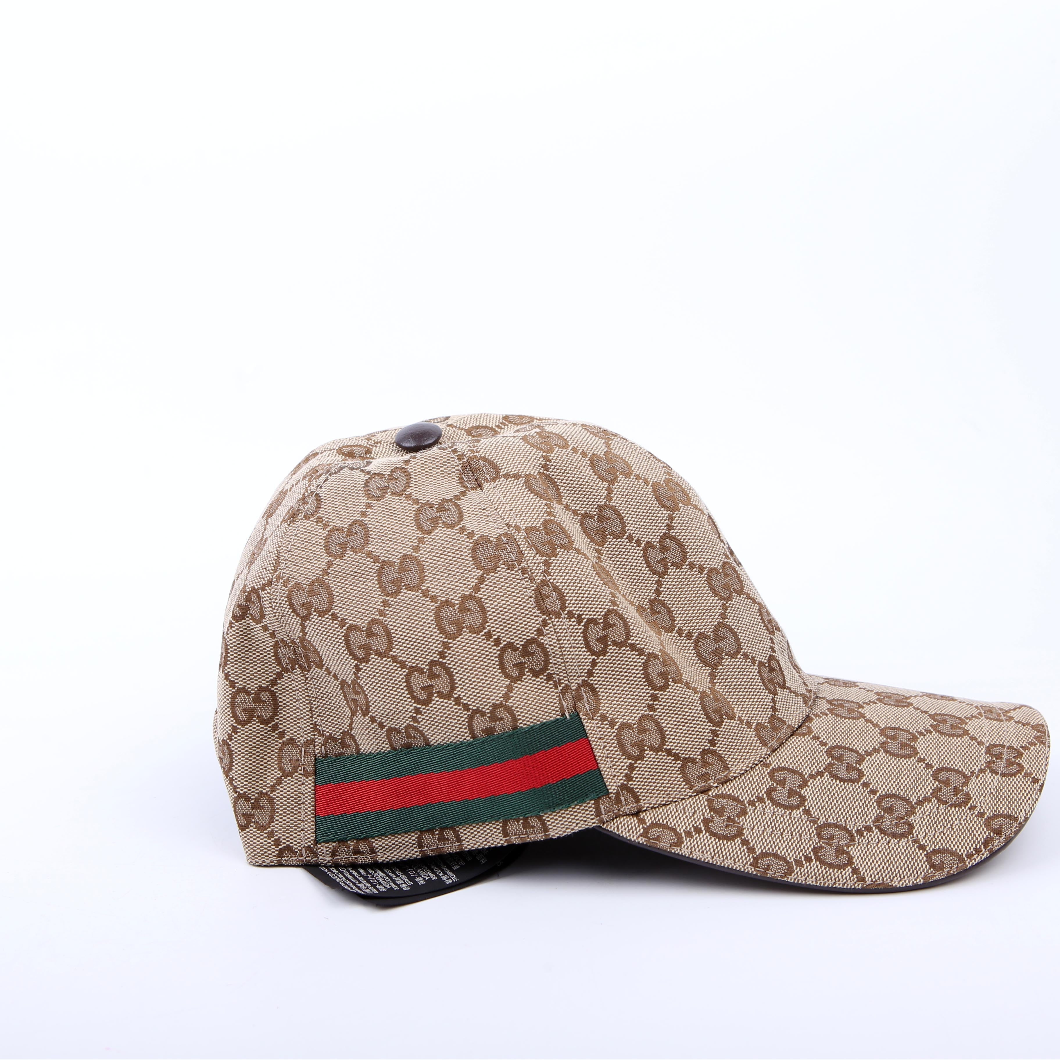 200035 GG Canvas Web Hat Size Large