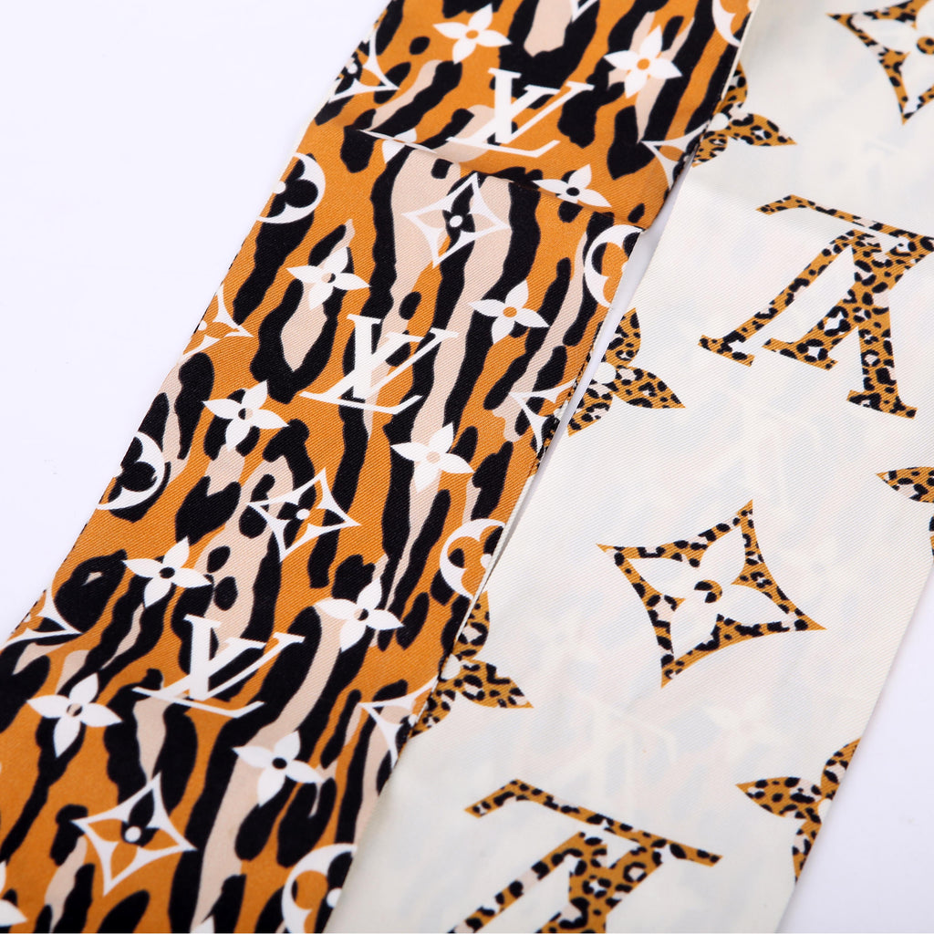 Giant Jungle Bandeau Silk Scarf