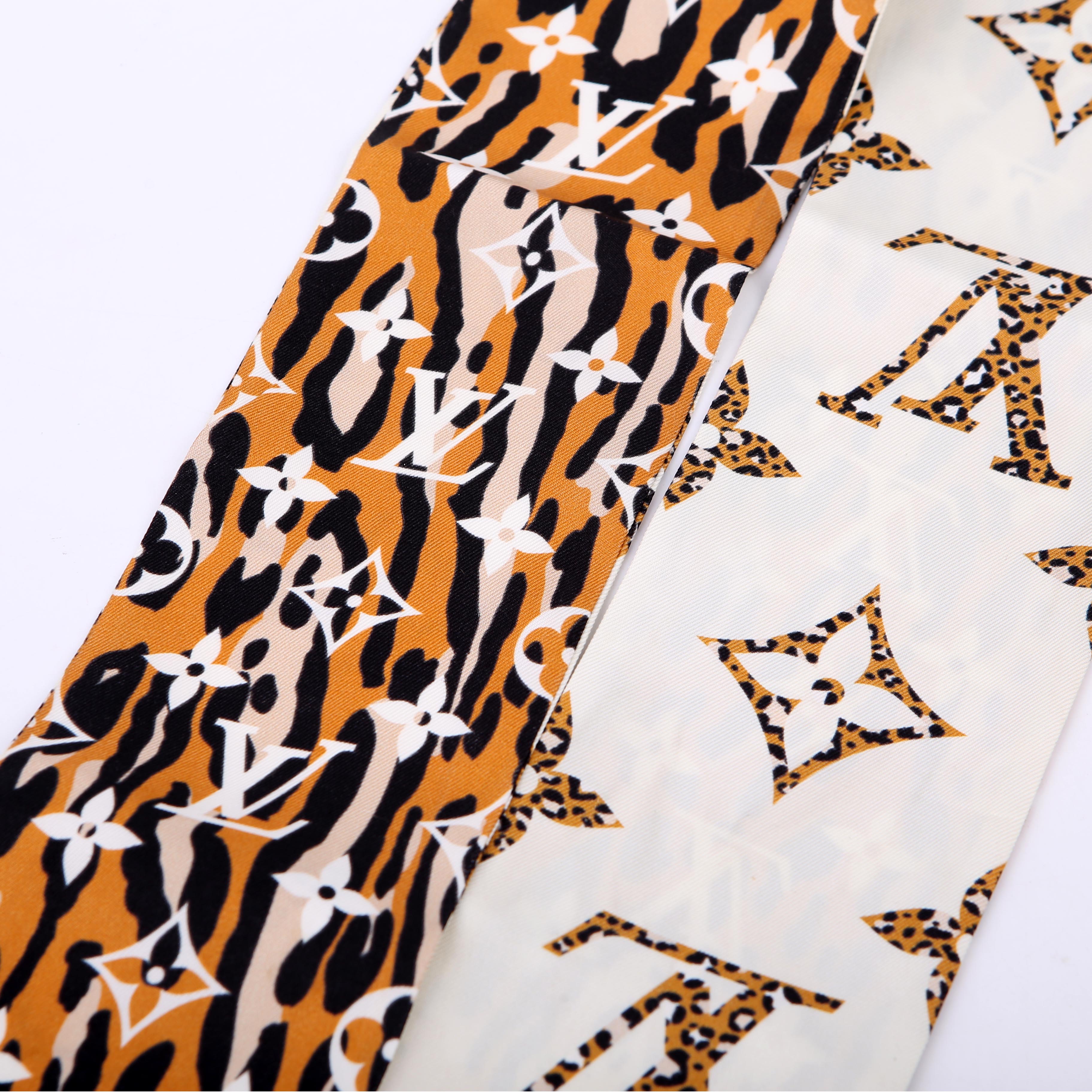 Giant Jungle Bandeau Silk Scarf