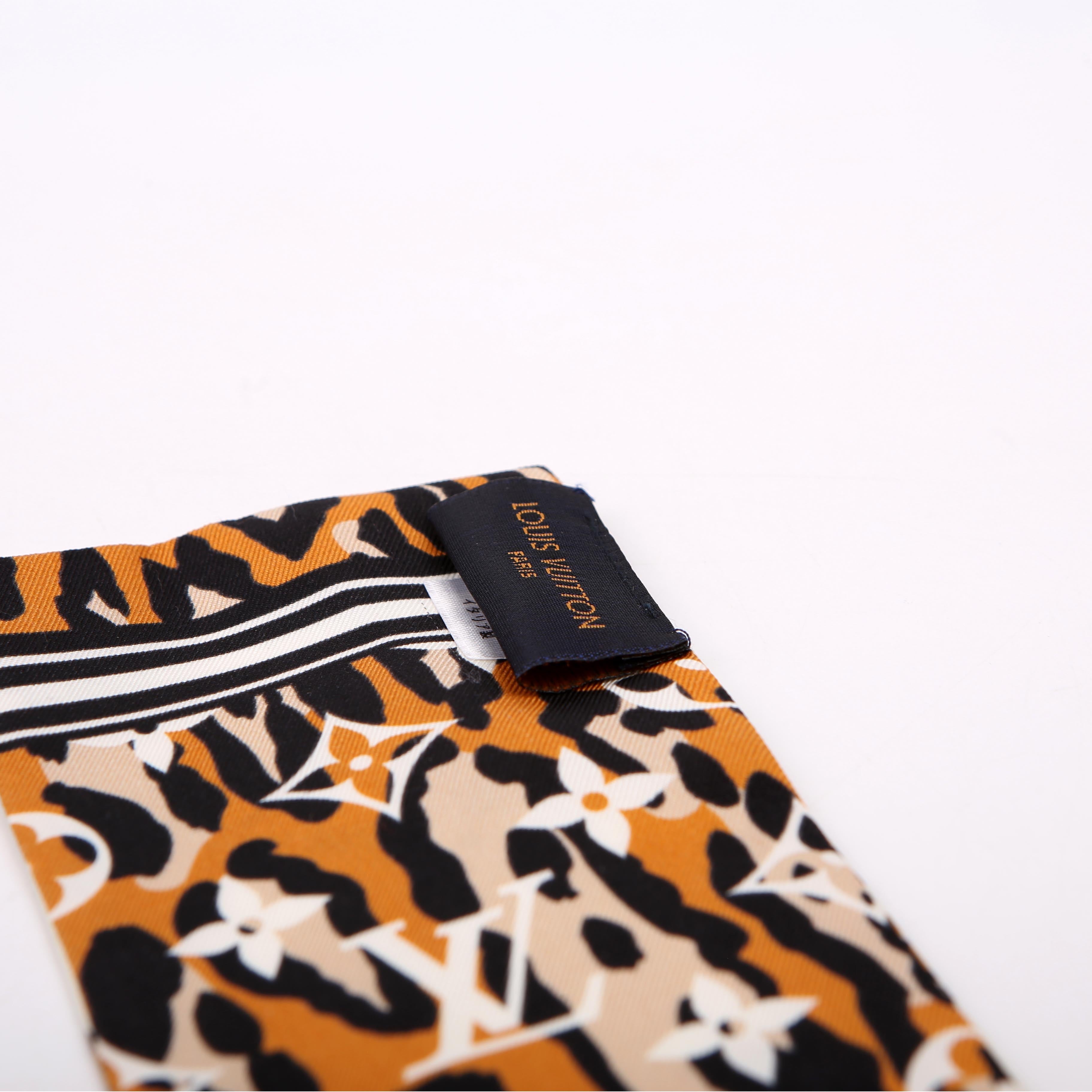 Giant Jungle Bandeau Silk Scarf