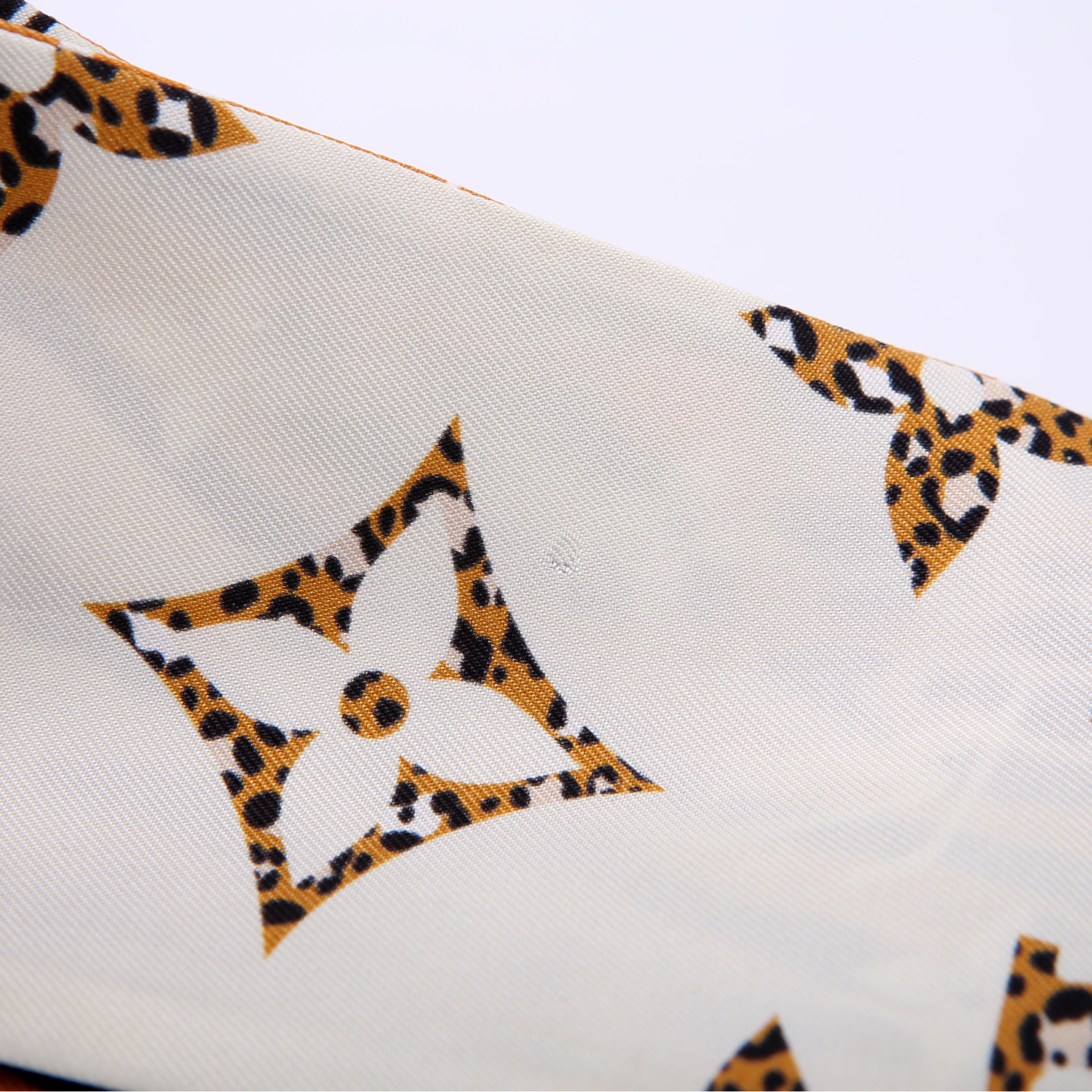 Giant Jungle Bandeau Silk Scarf