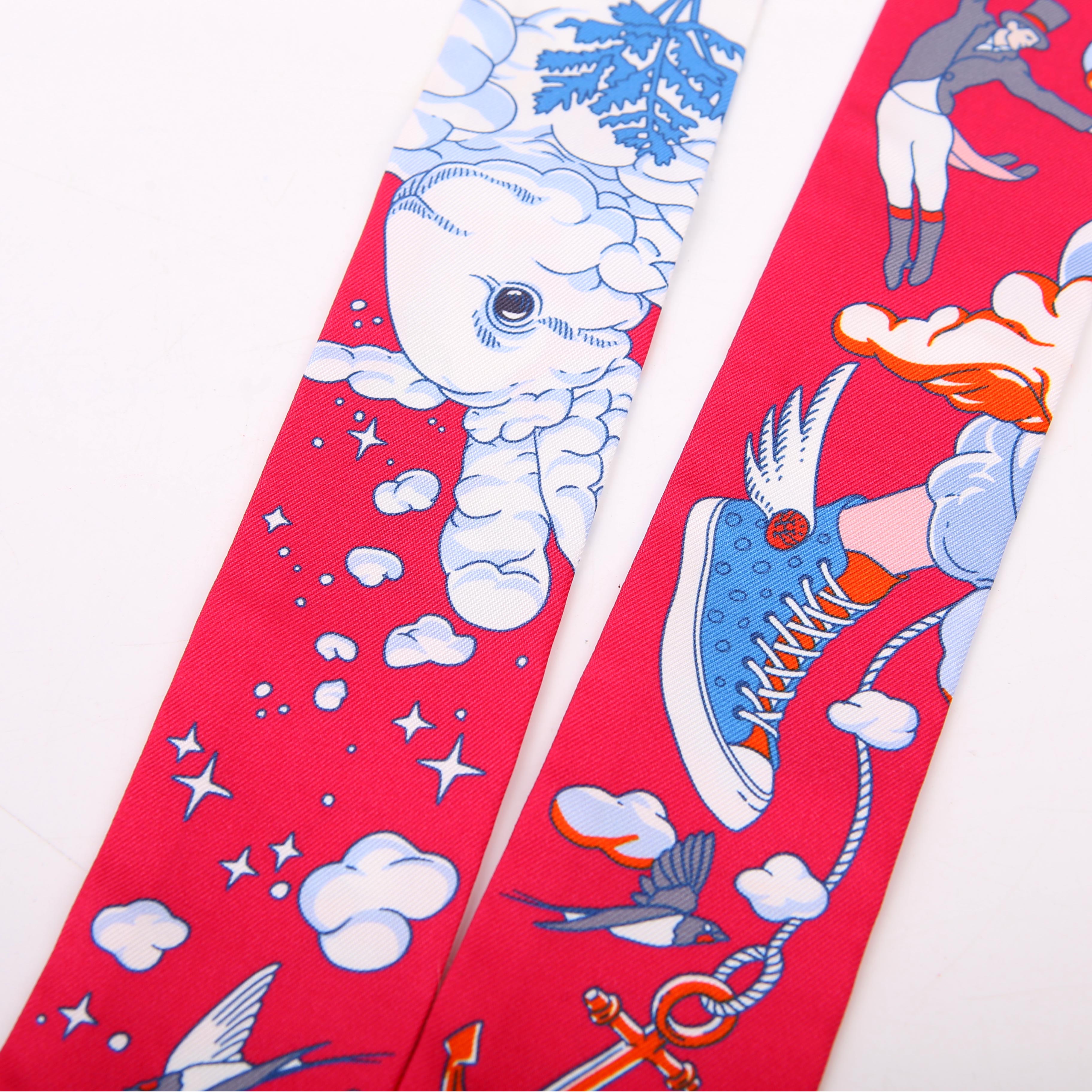Sur Mon Nuage Twilly Silk Scarf