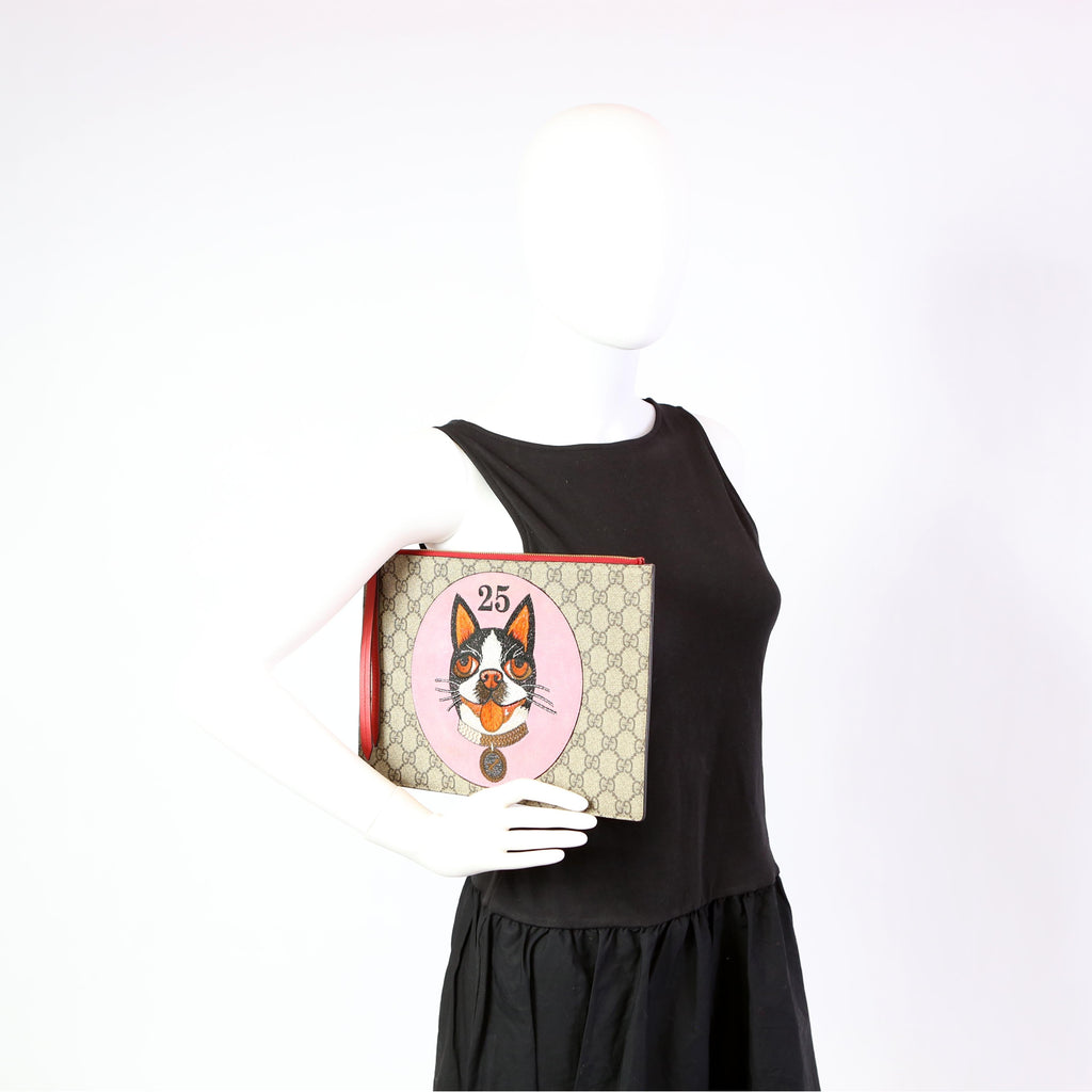 Gucci 506280 GG Supreme Bosco Pouch